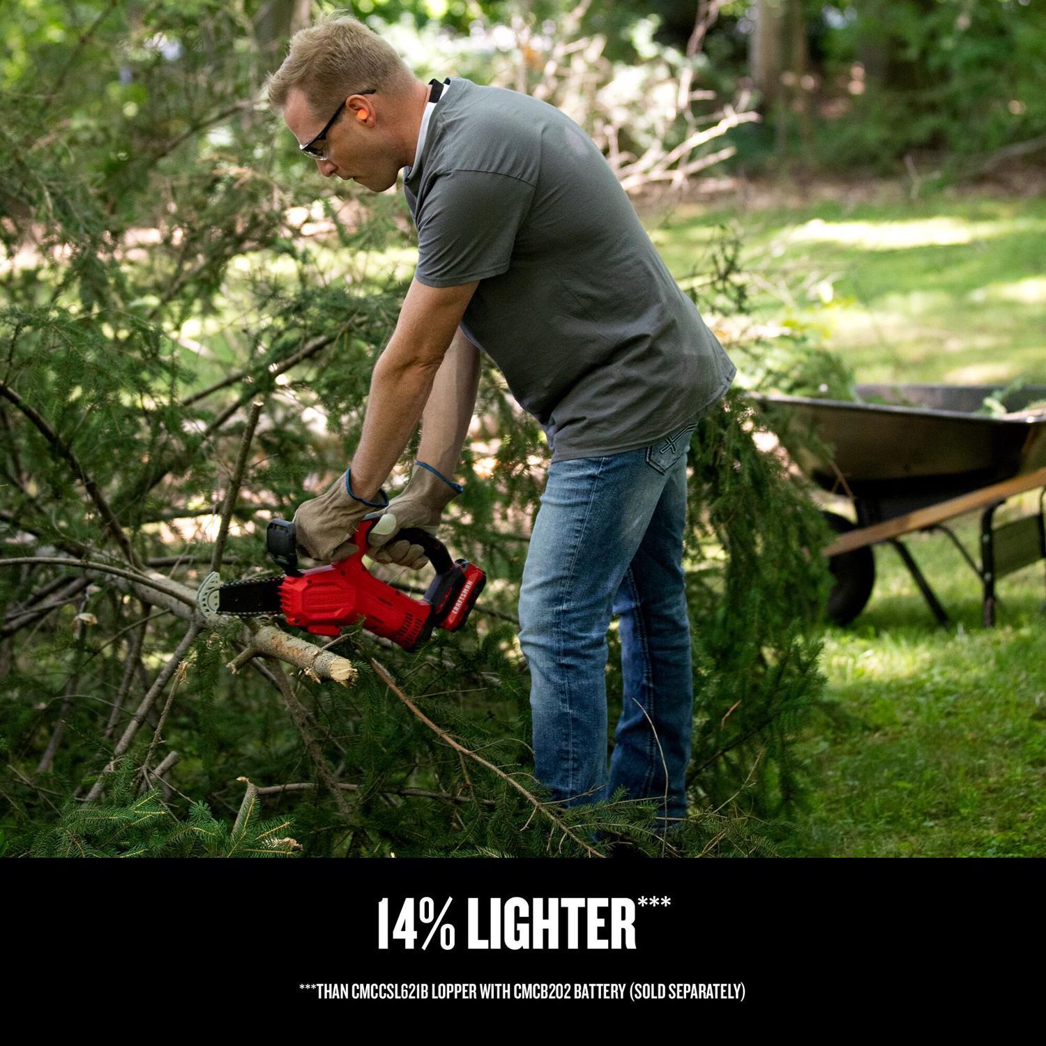 CRAFTSMAN V20 CMCCS320D1 6 in. 20 V Battery Pruning Saw Kit (Battery & Charger)