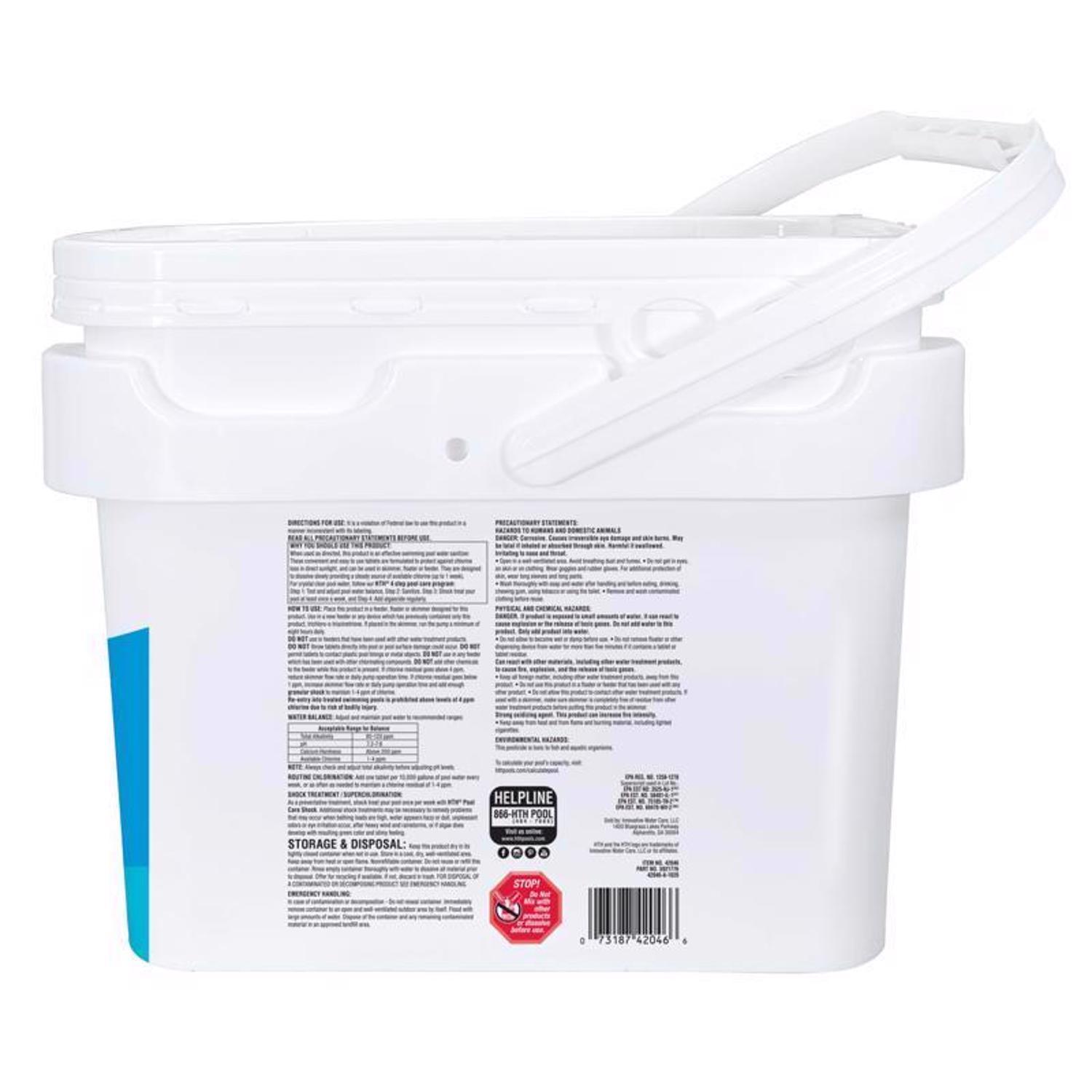 HTH Pool Care 3" Chlorinating Tabs