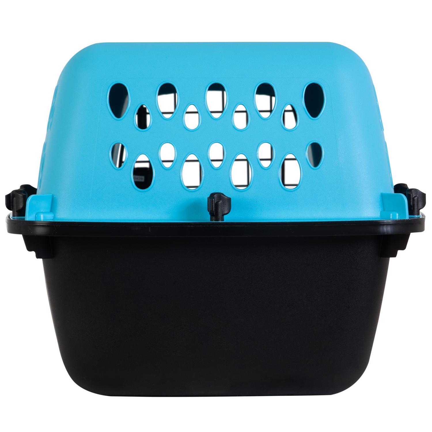 Aspen Pet Pet Porter Medium Plastic Pet Kennel Multicolored 10 in. H X 12.6 in. W X 19 in. D