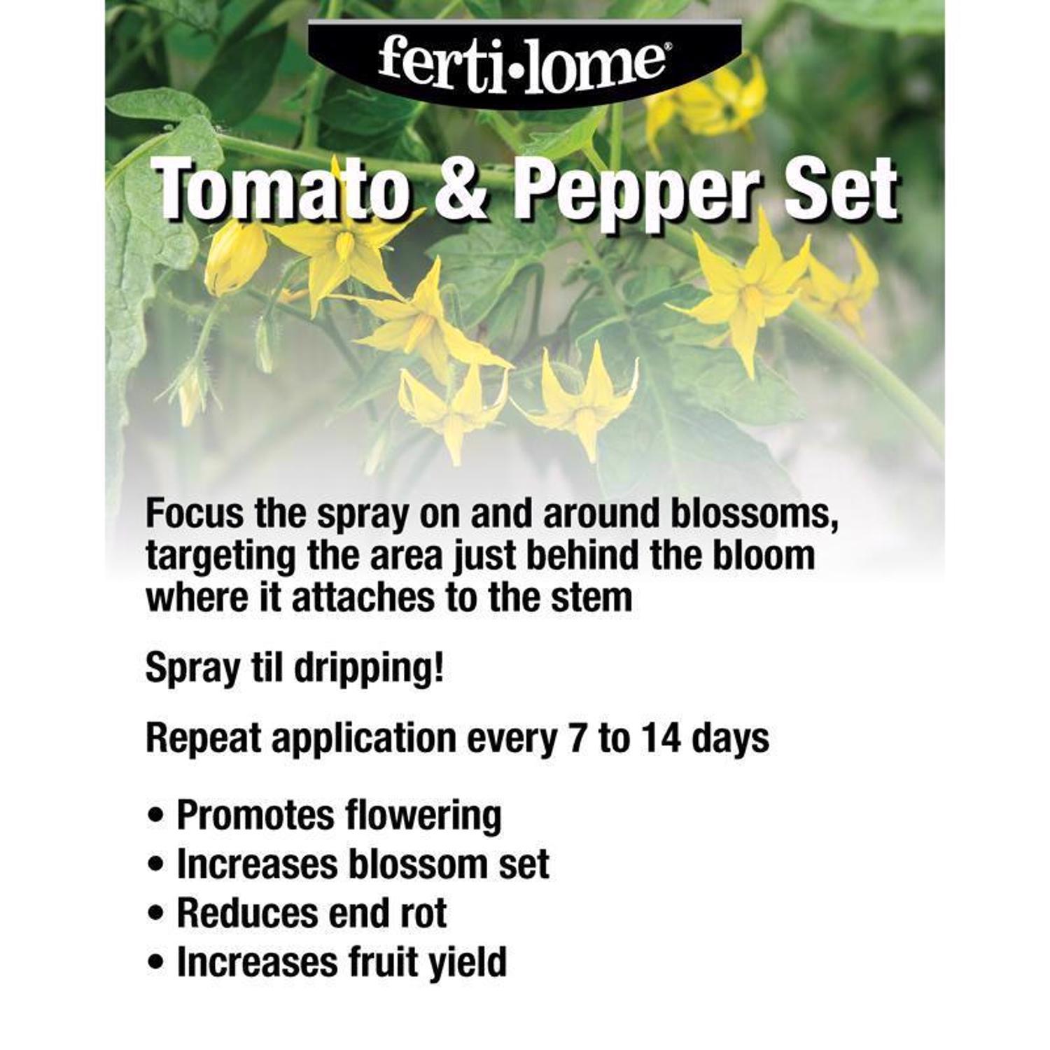 Ferti-lome TOMATO & PEPPER SET RTU Liquid Tomato & Pepper Plant Food 32 oz