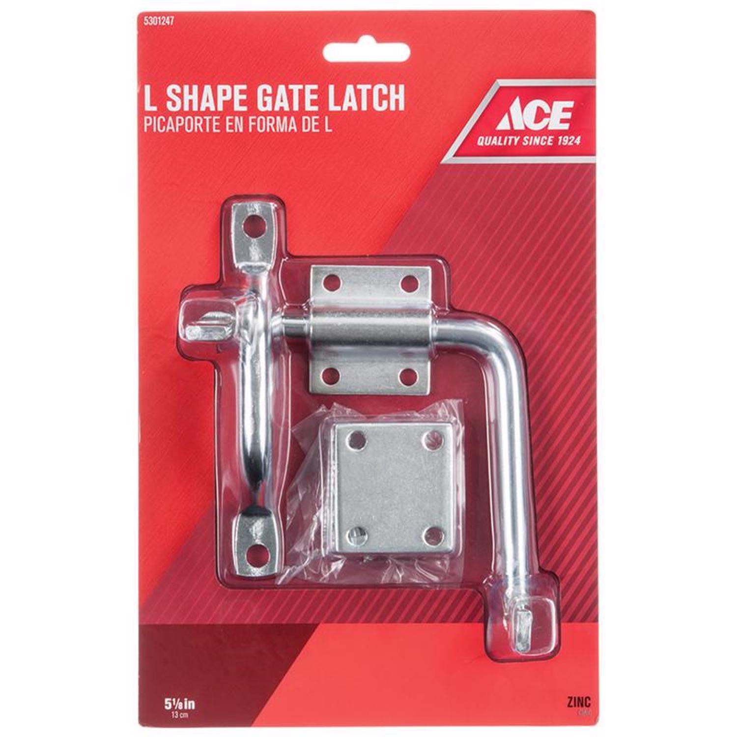 Ace 11.52 in. H X 6.75 in. W X 1.8 in. L Zinc-Plated Zinc Strike Gate Latch
