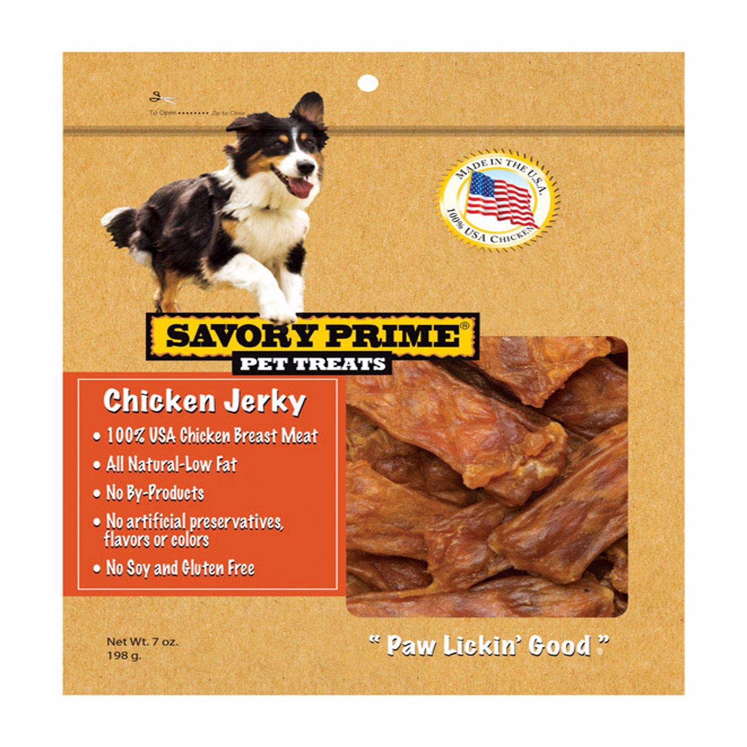 Savory Prime Chicken Jerky Grain Free Treats For Dogs 7 oz 1 pk Stine