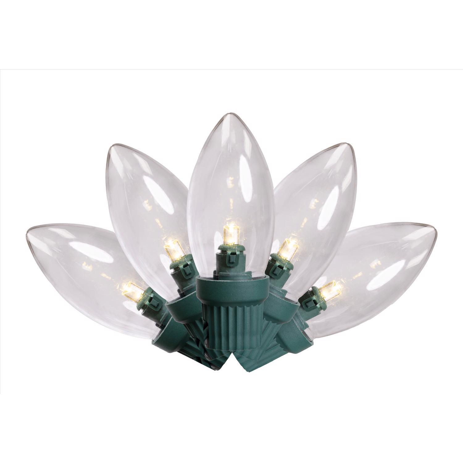 Celebrations Classic LED C9 Warm White 75 ct String Christmas Lights 49 ft.