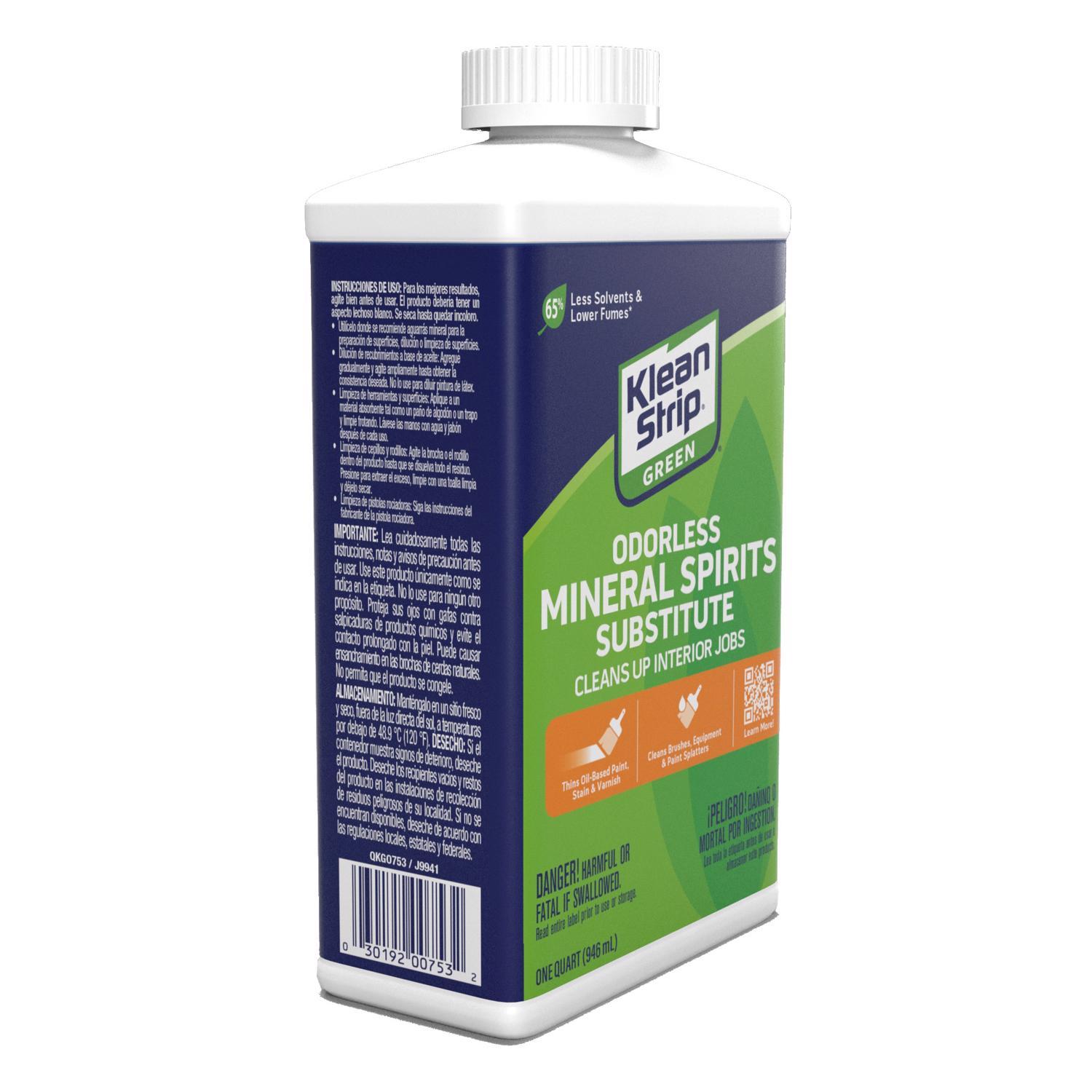 Klean Strip Green Mineral Spirits Oil-Based Thinner 32 oz