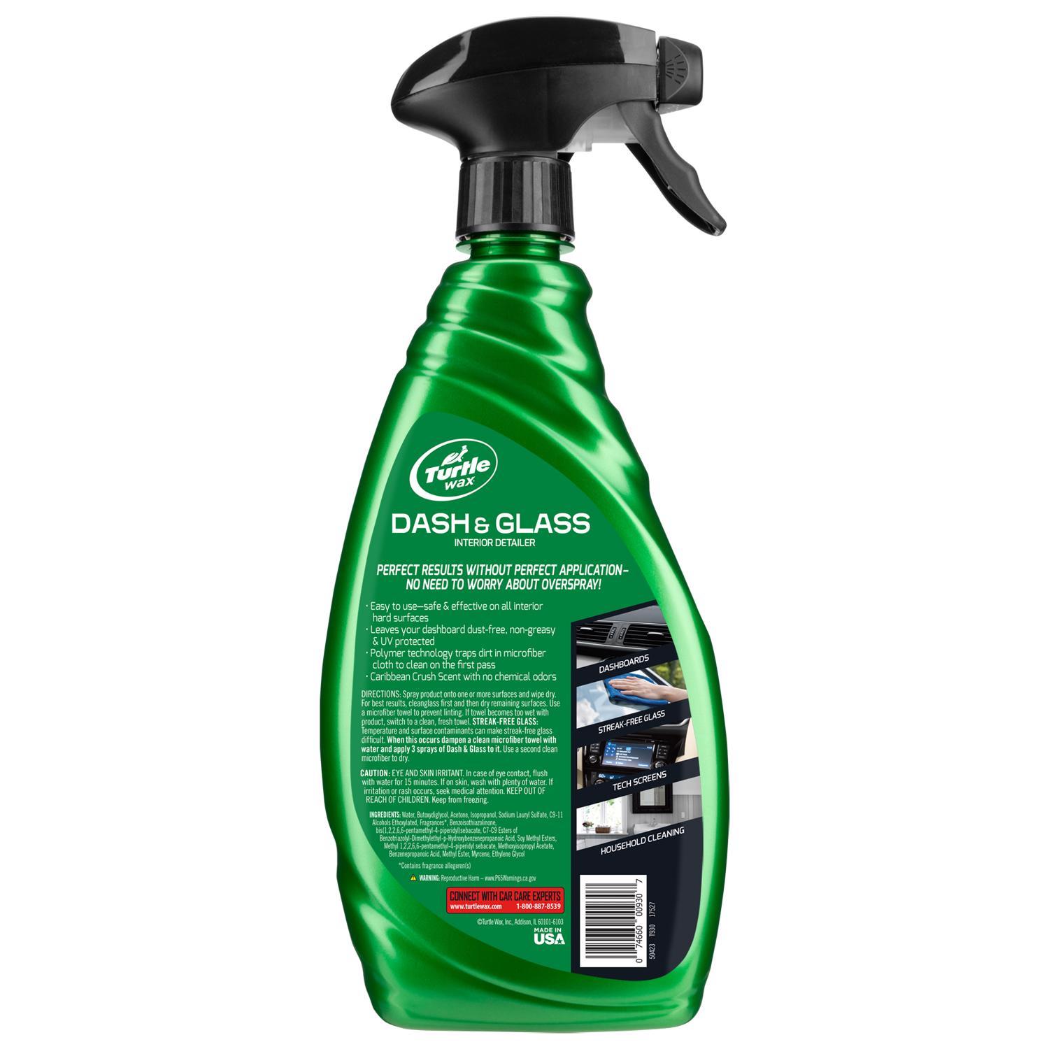 Turtle Wax Dash & Glass Interior Detailer Spray 23 Oz