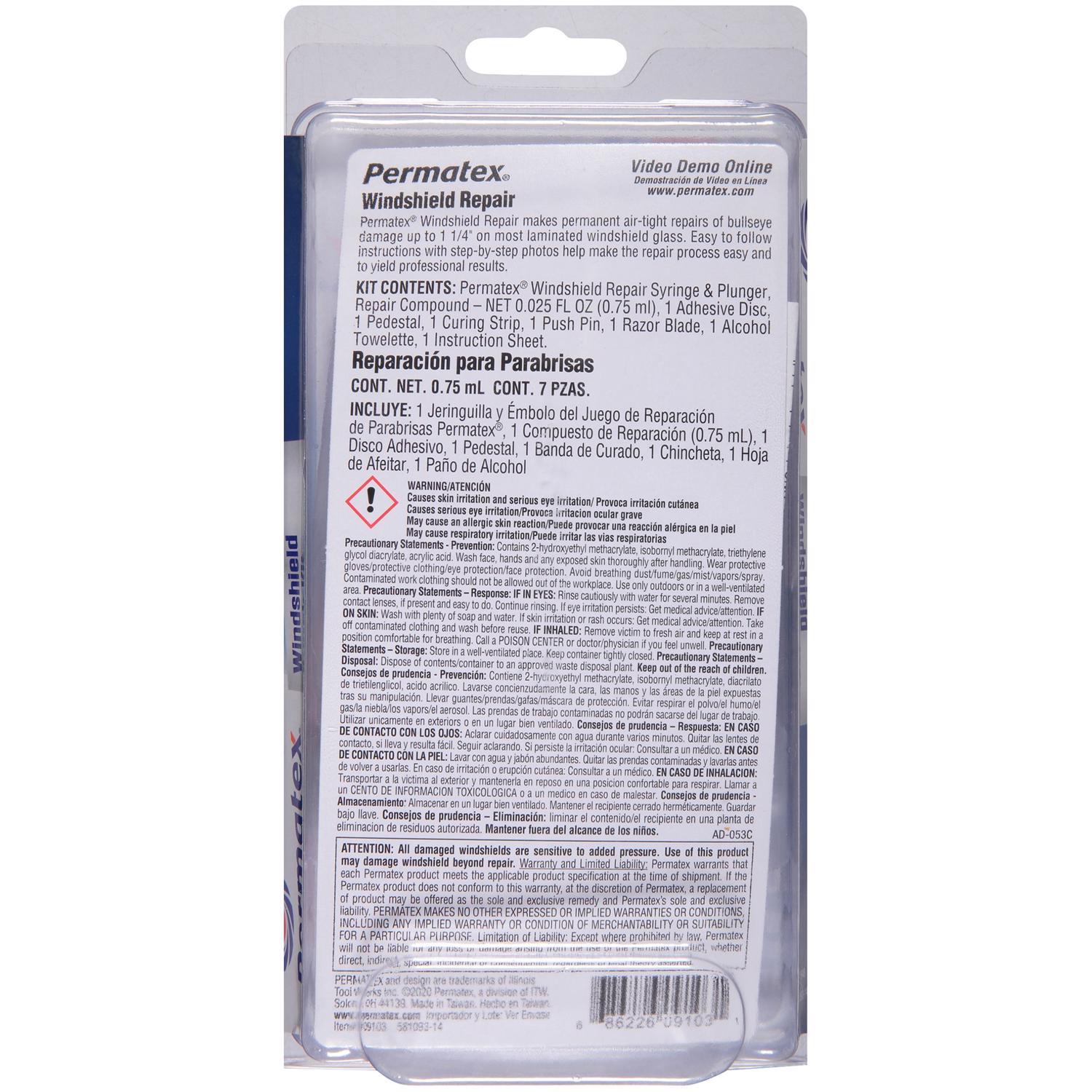 Permatex Windshield Repair Kit 0.73 oz
