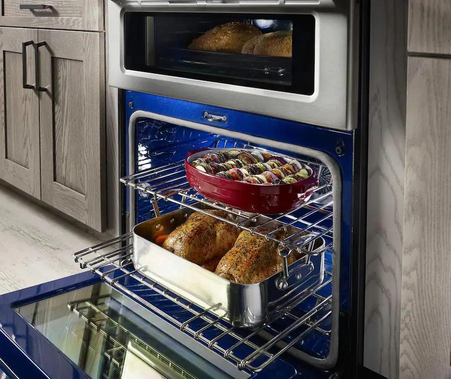 KitchenAid 6.0 Cu. Ft. Self-Cleaning Free-Standing Double Oven Gas Convection Range Stainless Steel