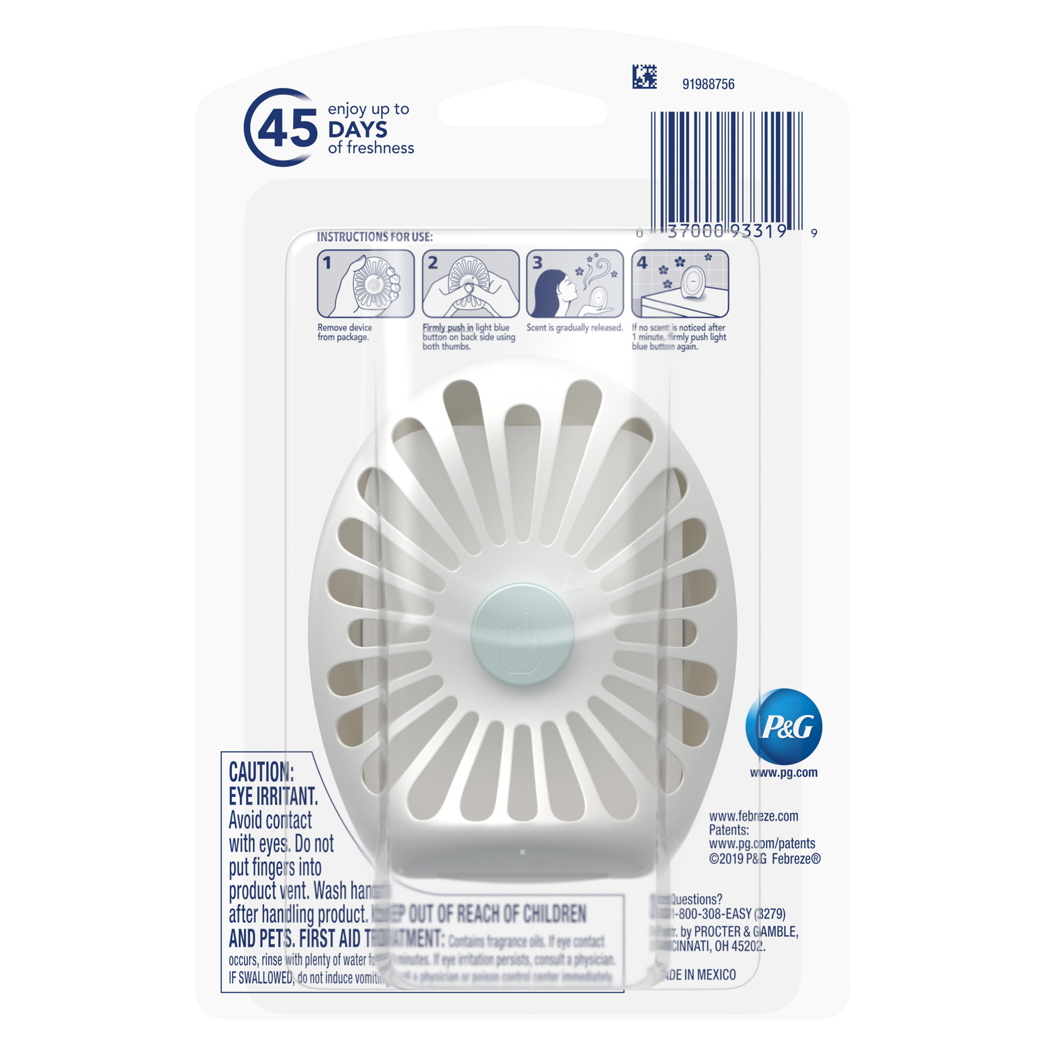 Febreze Small Spaces Hawaiian Aloha Scent Air Freshener 0.25 oz Liquid 1 pk