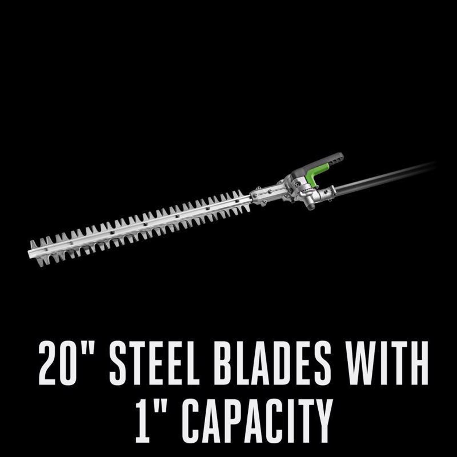 EGO Power+ Multi-Head System Carbon Fiber HTA2020 20 in. 56 V Battery Hedge Trimmer Attachment Tool