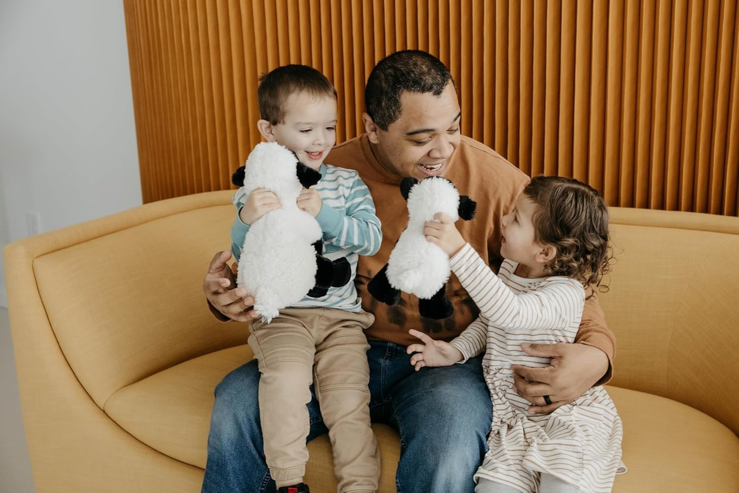 The Petting Zoo Floppy Lamb Stuffed Animal Plushie 9 in.