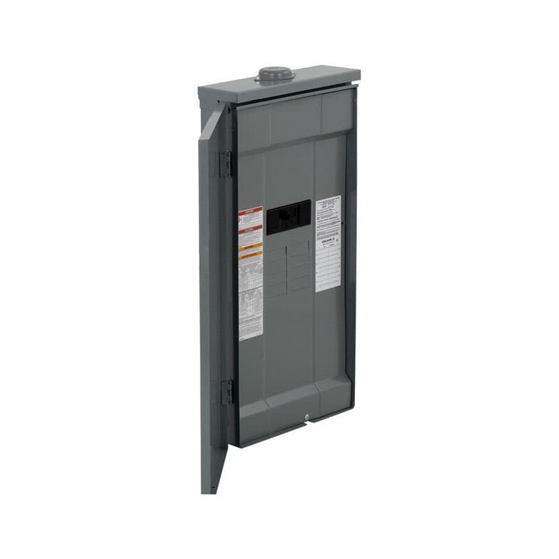 Square D HomeLine 200 amps 120/240 V 8 space 16 circuits Wall Mount Main Breaker Load Center