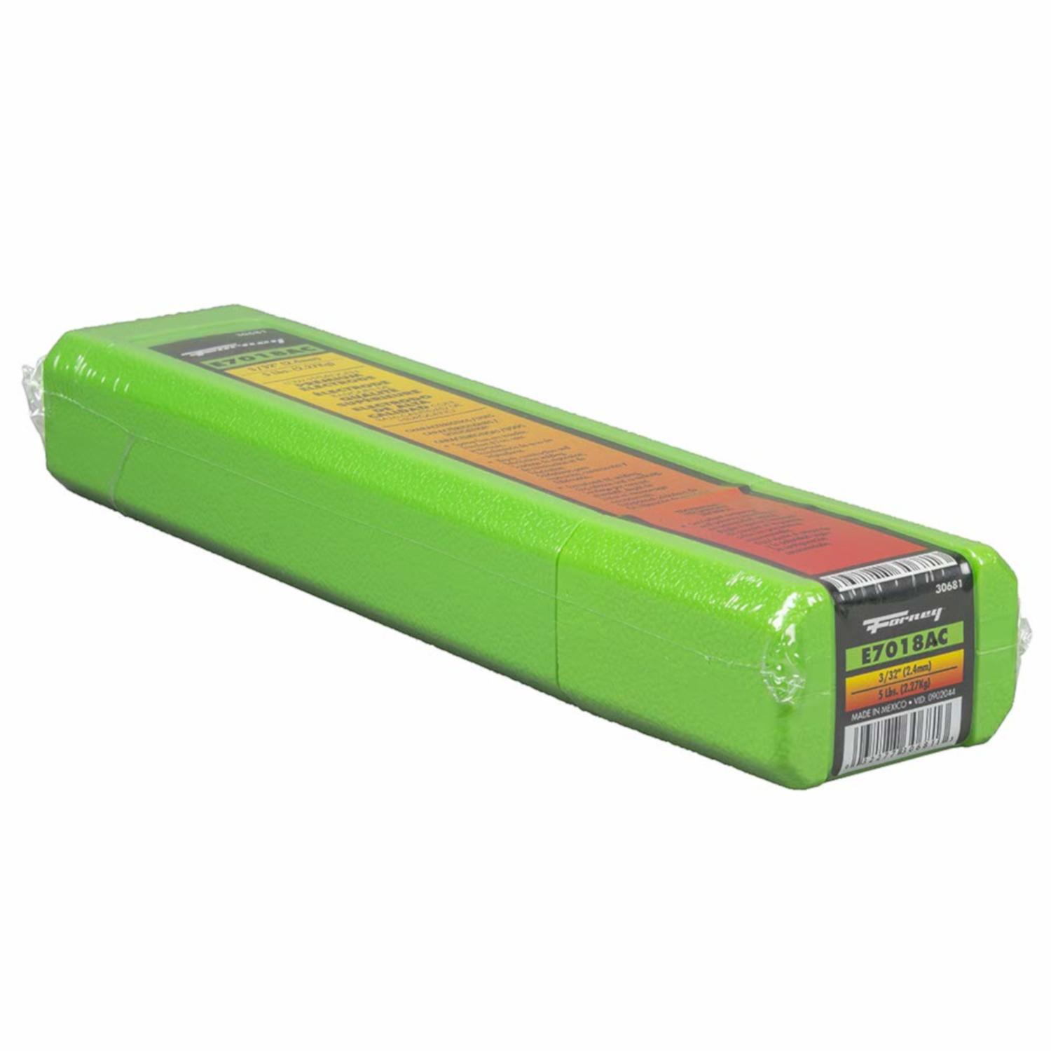 Forney 3/32 in. D X 14.6 in. L E7018 Mild Steel Stick Electrodes 84000 psi 1 lb 1 pk