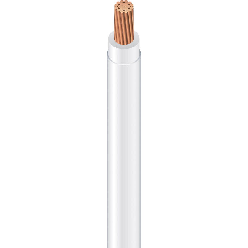 Southwire 500 ft. 12/1 THHN Stranded Wire White - Sold by the foot