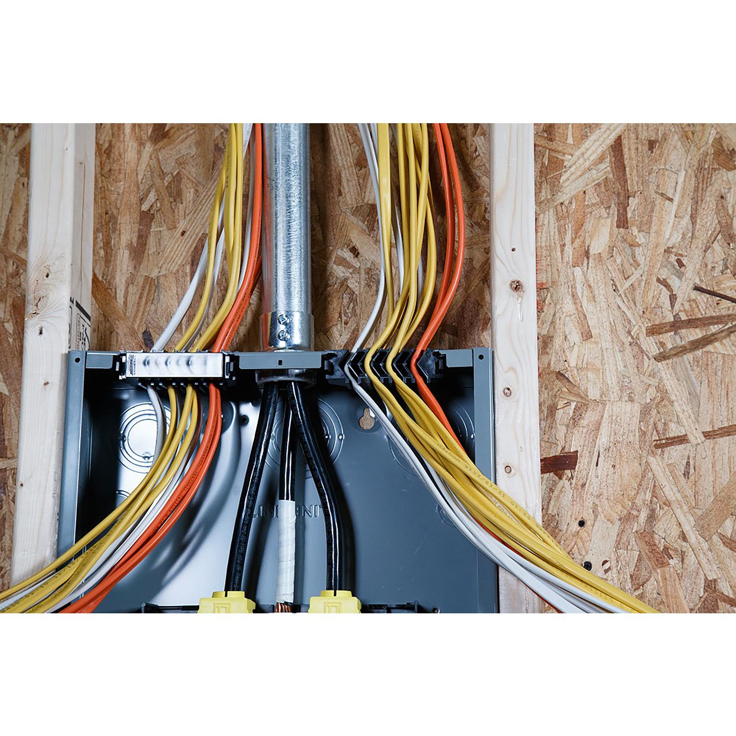 Square D HomeLine 200 amps 120/240 V 30 space 60 circuits Wall Mount Load Center Main Breaker Kit