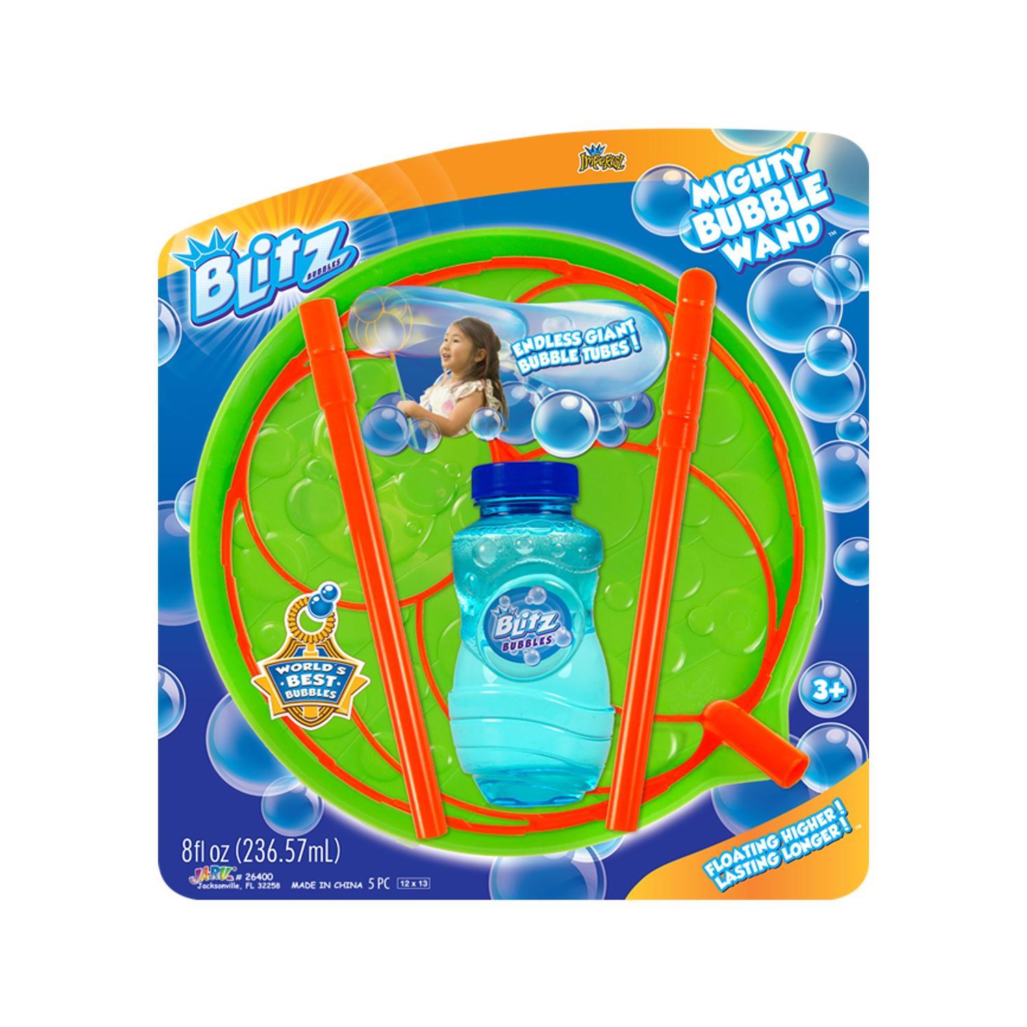 Blitz Bubbles Mighty Bubble Wand Multicolored 1 pc
