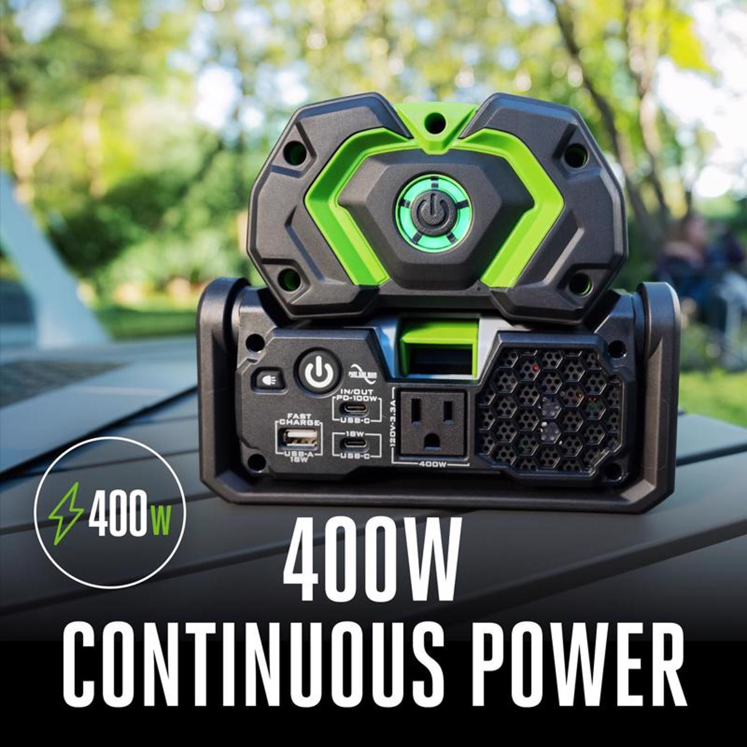 EGO Power+ Nexus Escape 400 W 120 V Battery Portable Portable Sine Wave Inverter Tool Only 400 W