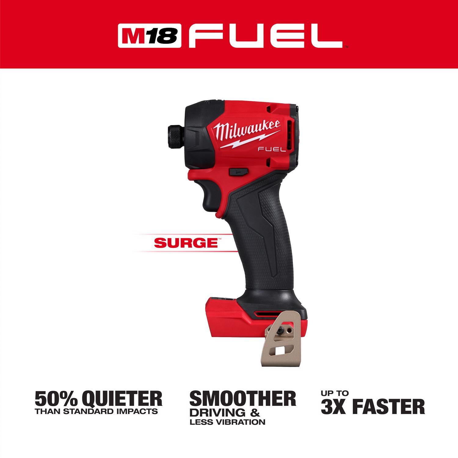 Milwaukee 18V Fuel 1/4 in. Cordless Brushless Hydraulic Impact Driver Tool Only