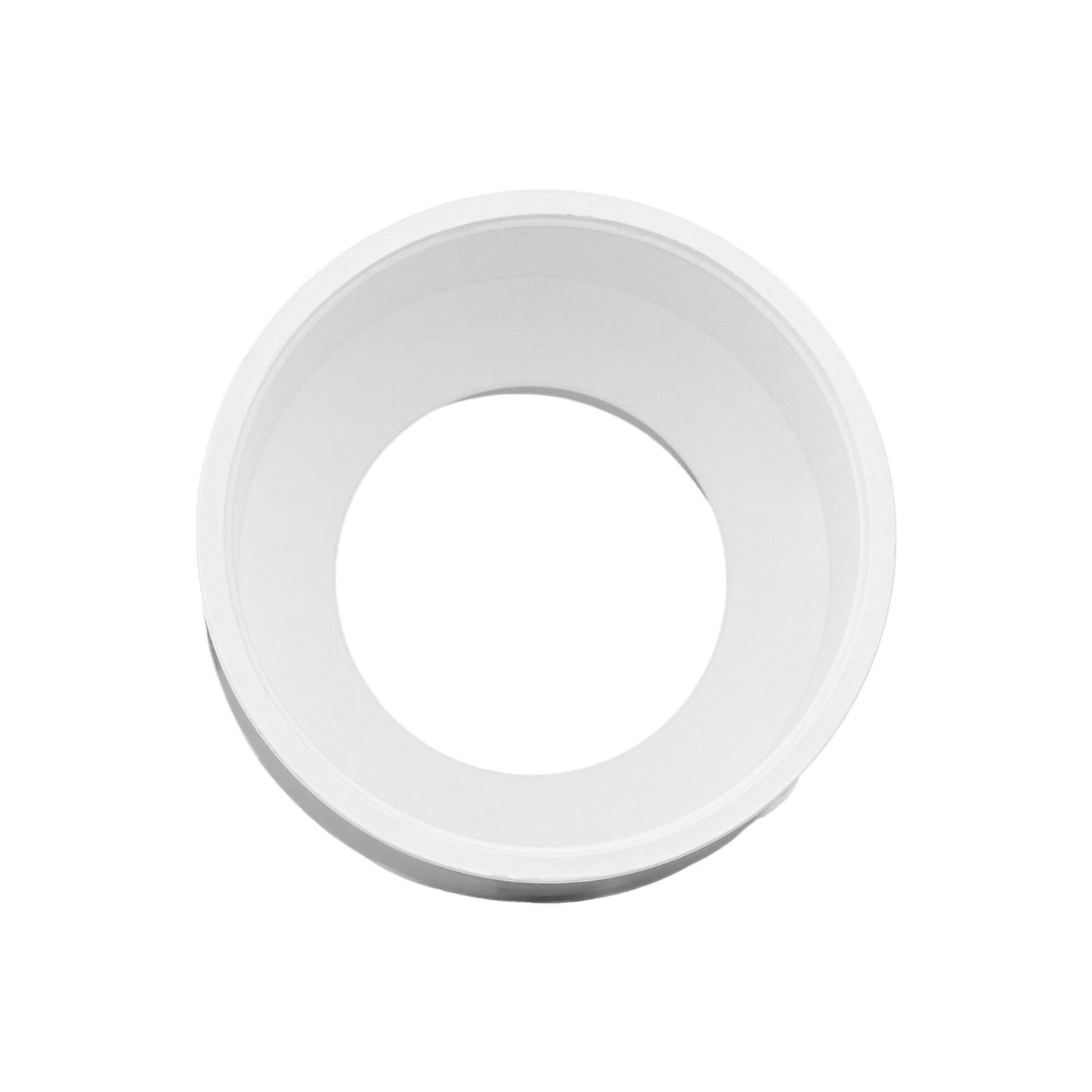 Charlotte Pipe Schedule 40 3 in. Hub X 4 in. D Hub PVC Reducing Coupling 1 pk