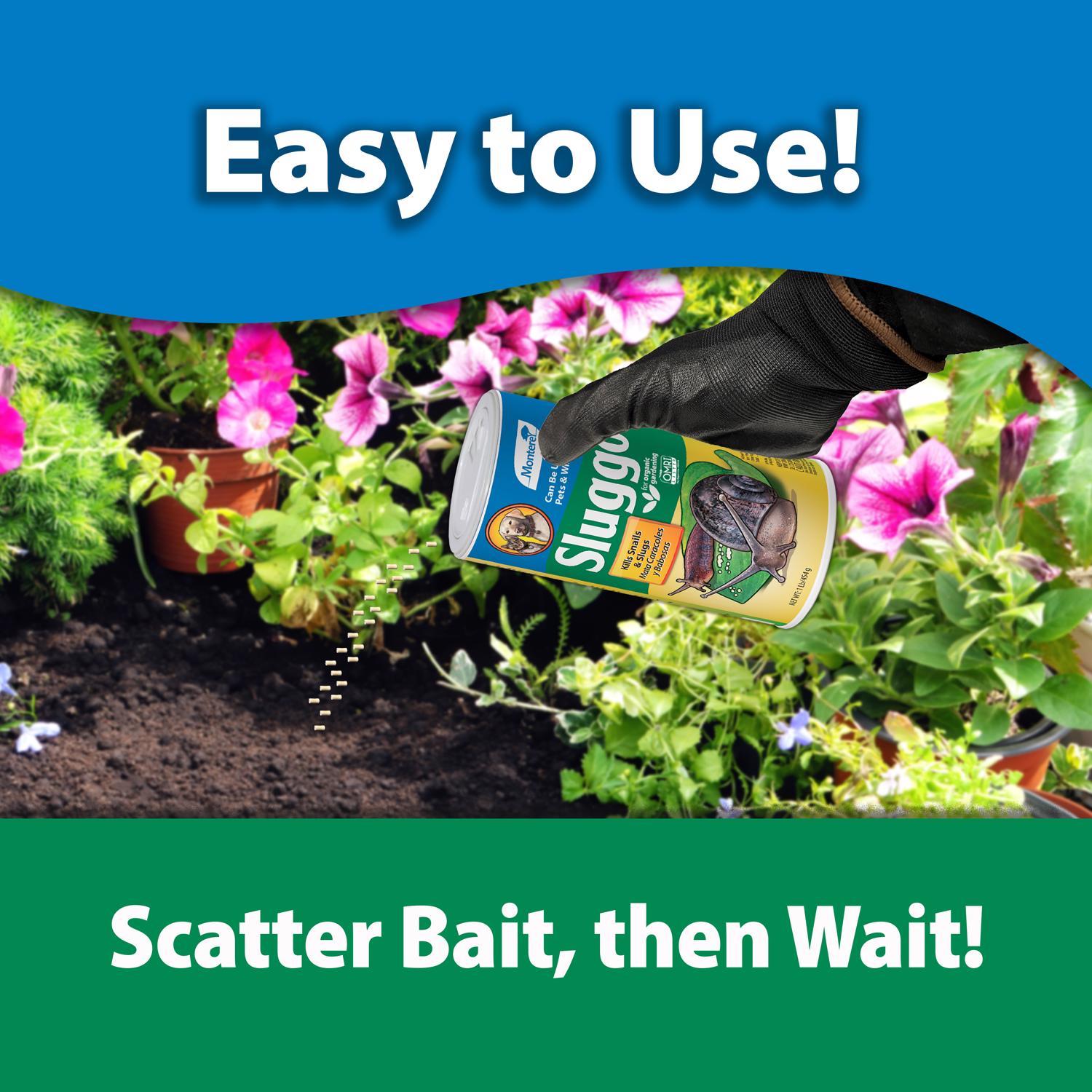 Monterey Sluggo Slug and Snail Killer 1 lb