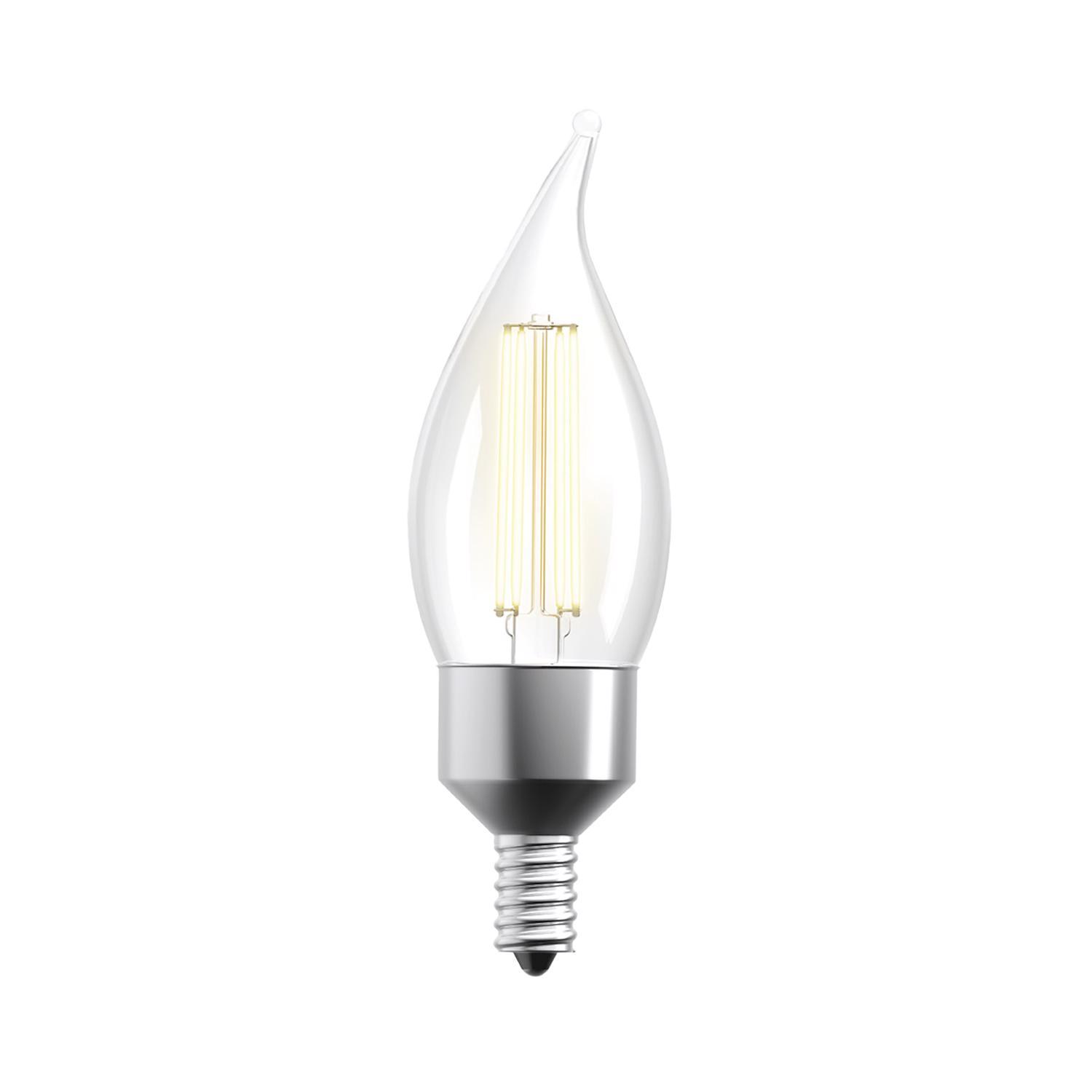 Feit Smart Home CA10 (Flame Tip) E12 (Candelabra) Smart-Enabled LED Bulb Soft White 40 Watt Equivale