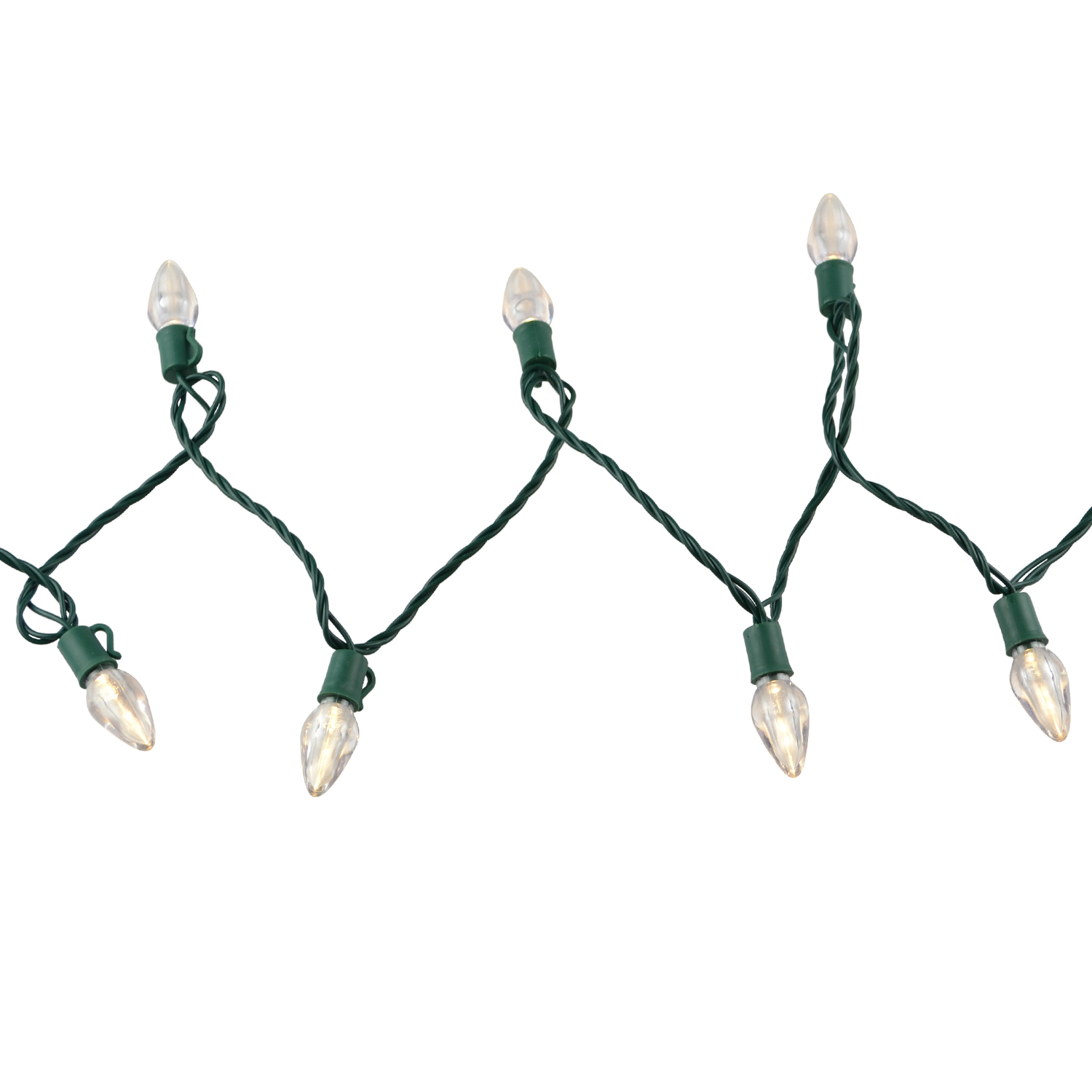Celebrations Platinum LED C7 Warm White 50 ct String Christmas Lights 25 ft.