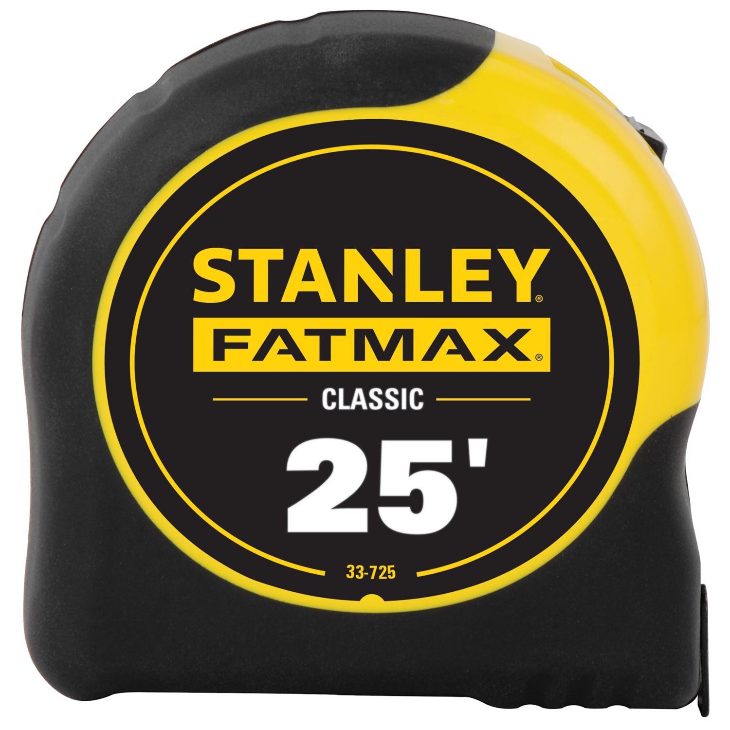 STANLEY FatMax 25 ft. L X 1.25 in. W Tape Measure 1 pk