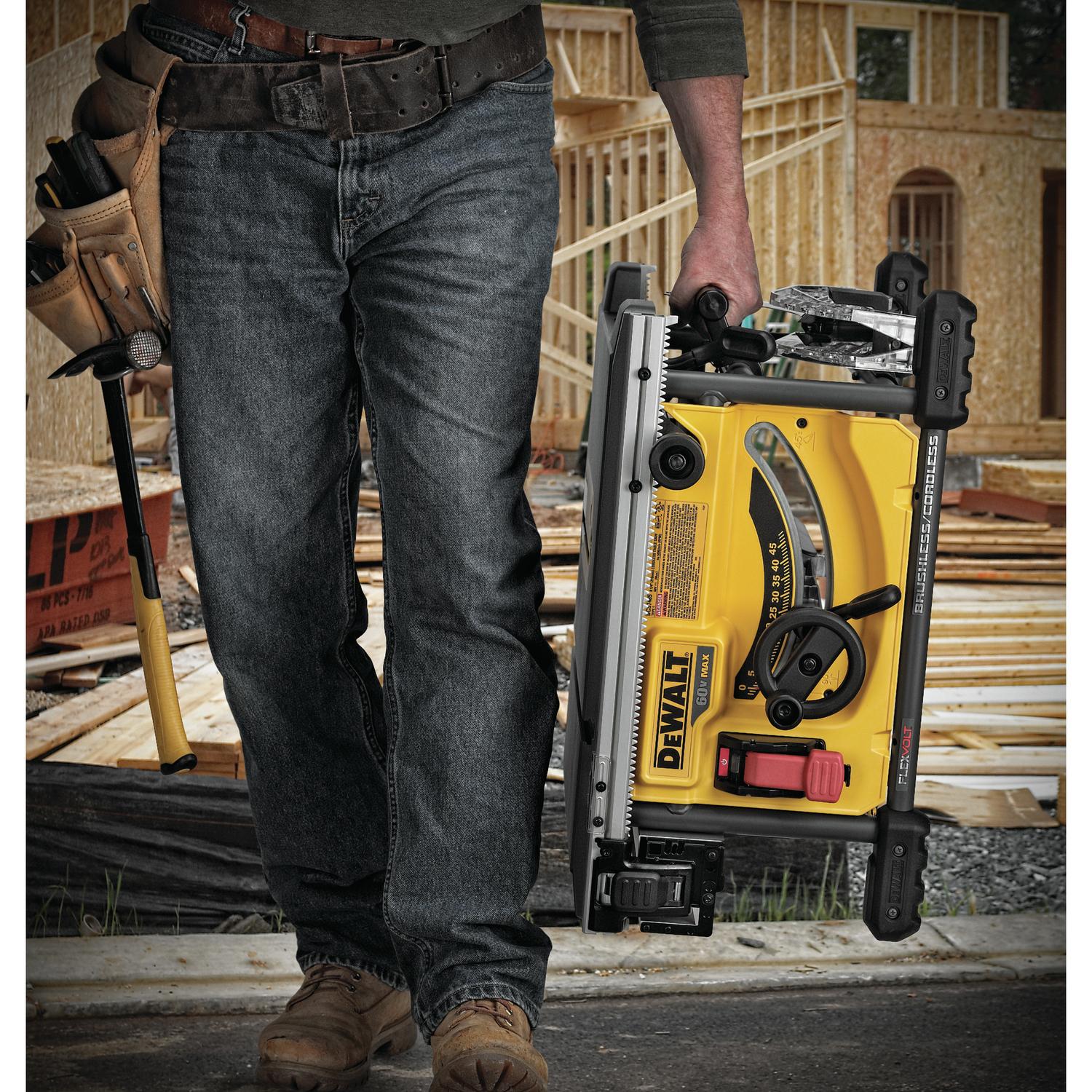 DeWalt 60V MAX Cordless 8-1/4 in. Table Saw Kit (Battery & Charger)