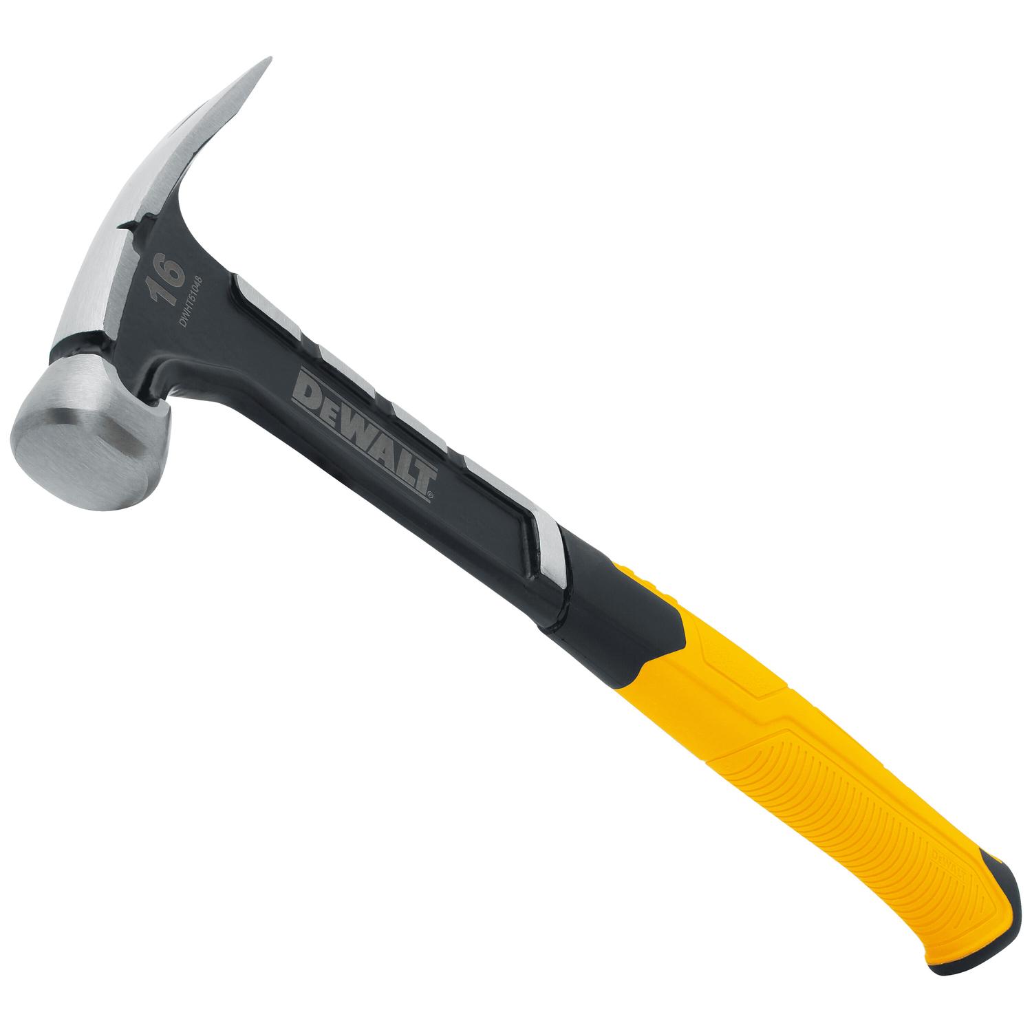 DeWalt 16 oz Smooth Face Rip Claw Hammer 7.50 in. Steel Handle Stine