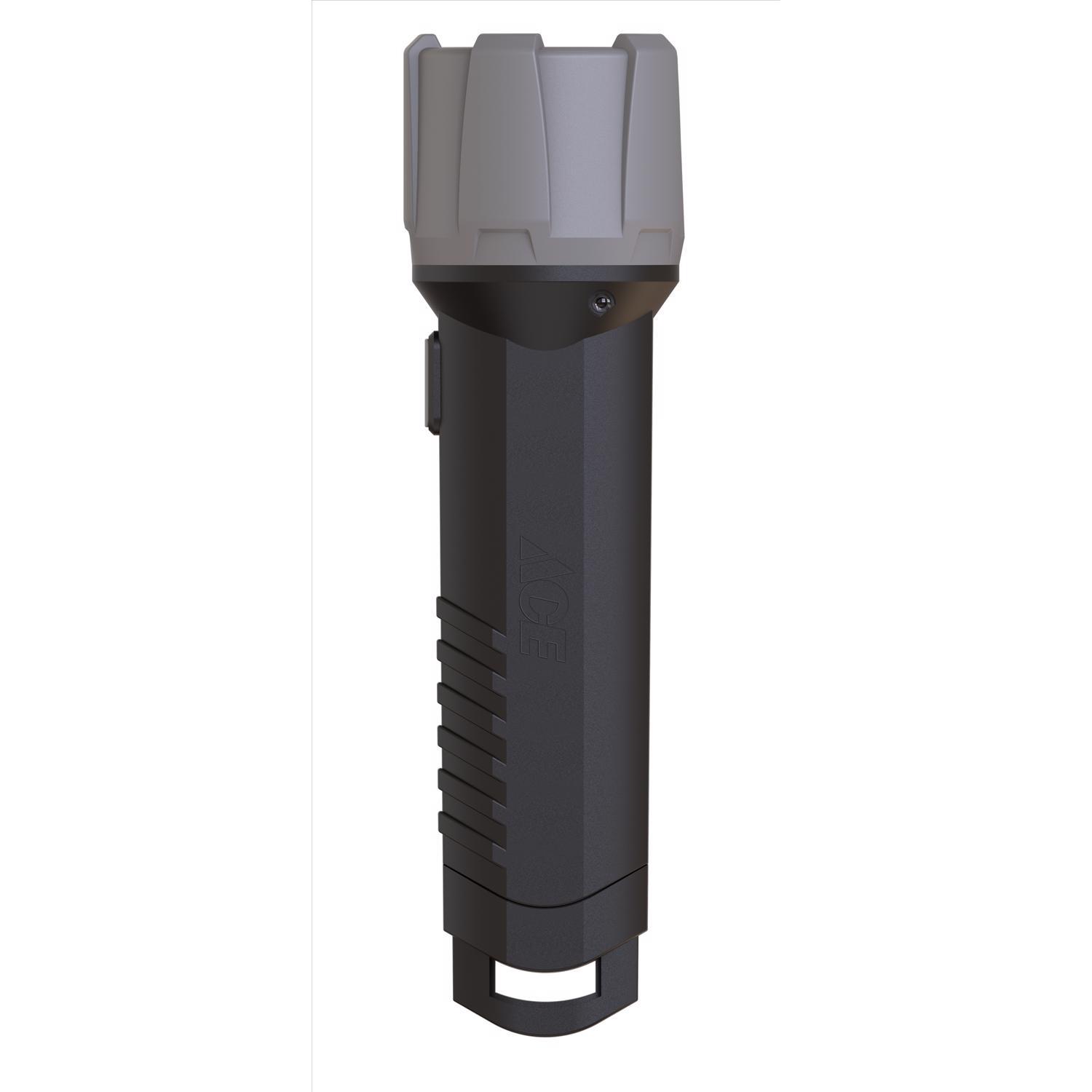 Ace 500 lm Black LED Flashlight AAA Battery