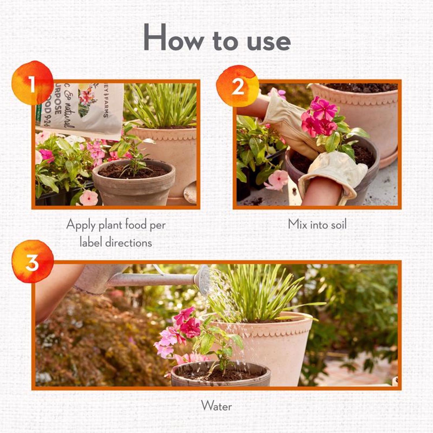 Whitney Farms Organic Granules All Purpose Plant Food 4 lb.