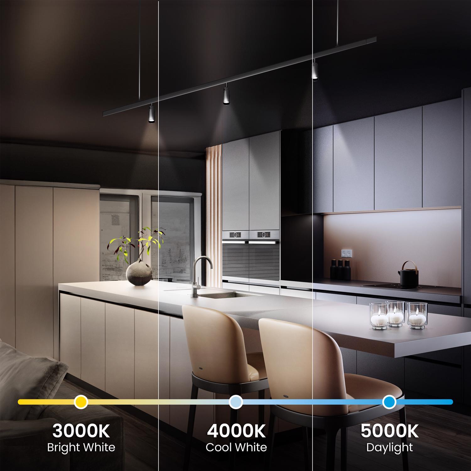 Feit Enhance MR16 GU10 LED Bulb Daylight 50 Watt Equivalence 3 pk