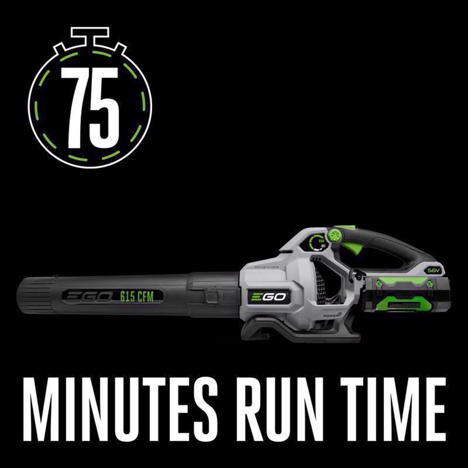 EGO Power+ LB6151 170 mph 615 CFM 56 V Battery Handheld Leaf Blower Kit (Battery & Charger) W/ 2.5 AH BATTERY