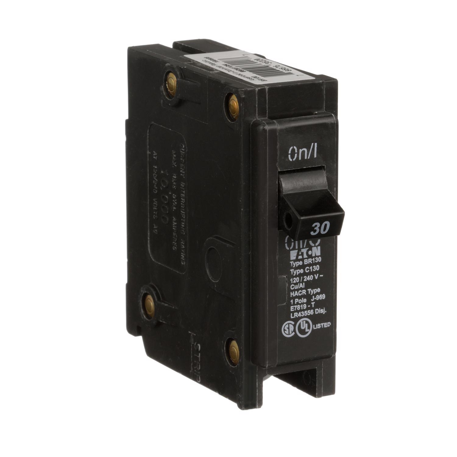 Eaton 30 amps Plug In Single Pole Circuit Breaker