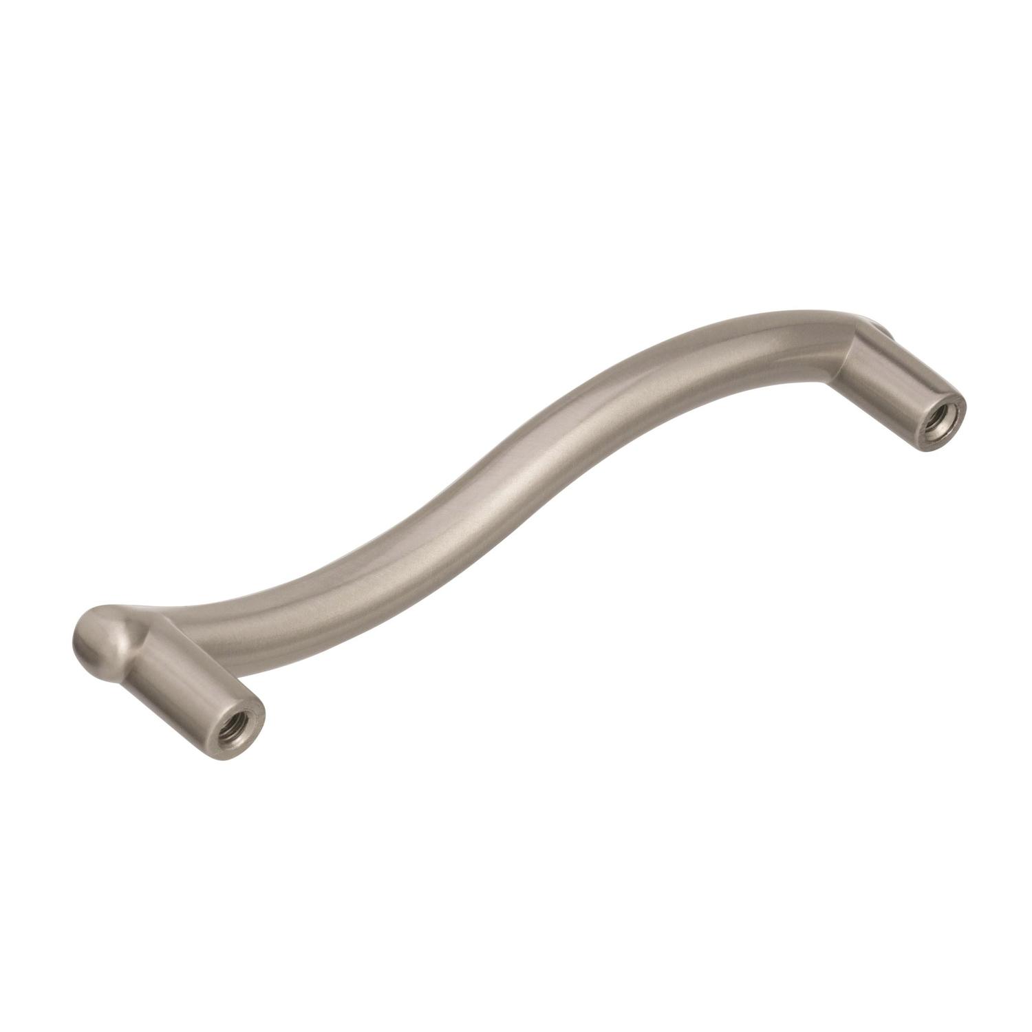Amerock Allison Basic Metals Cabinet Pull 3-3/4 in. Satin Nickel 1 pk