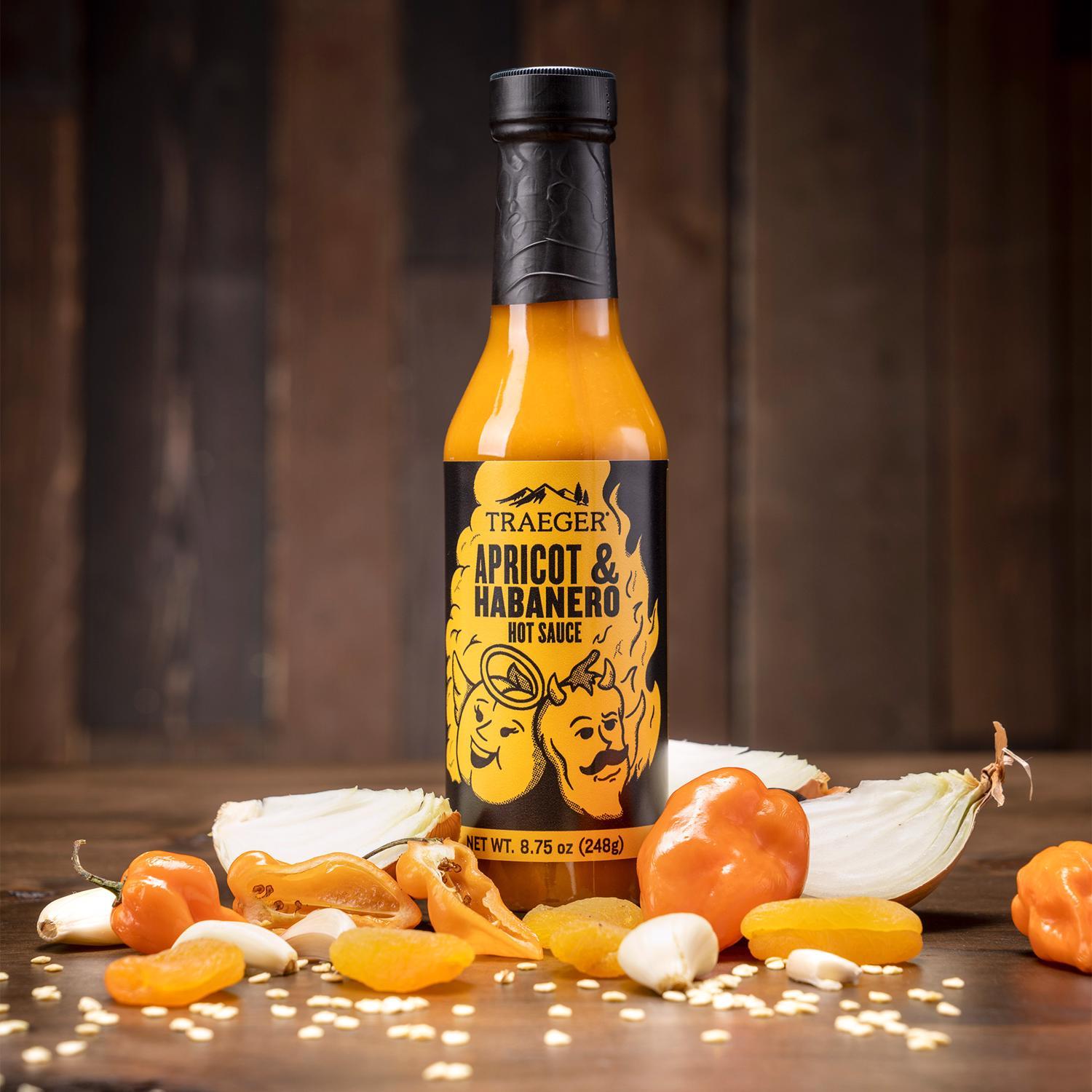 Traeger Apricot & Habanero Hot Sauce 8.75 oz