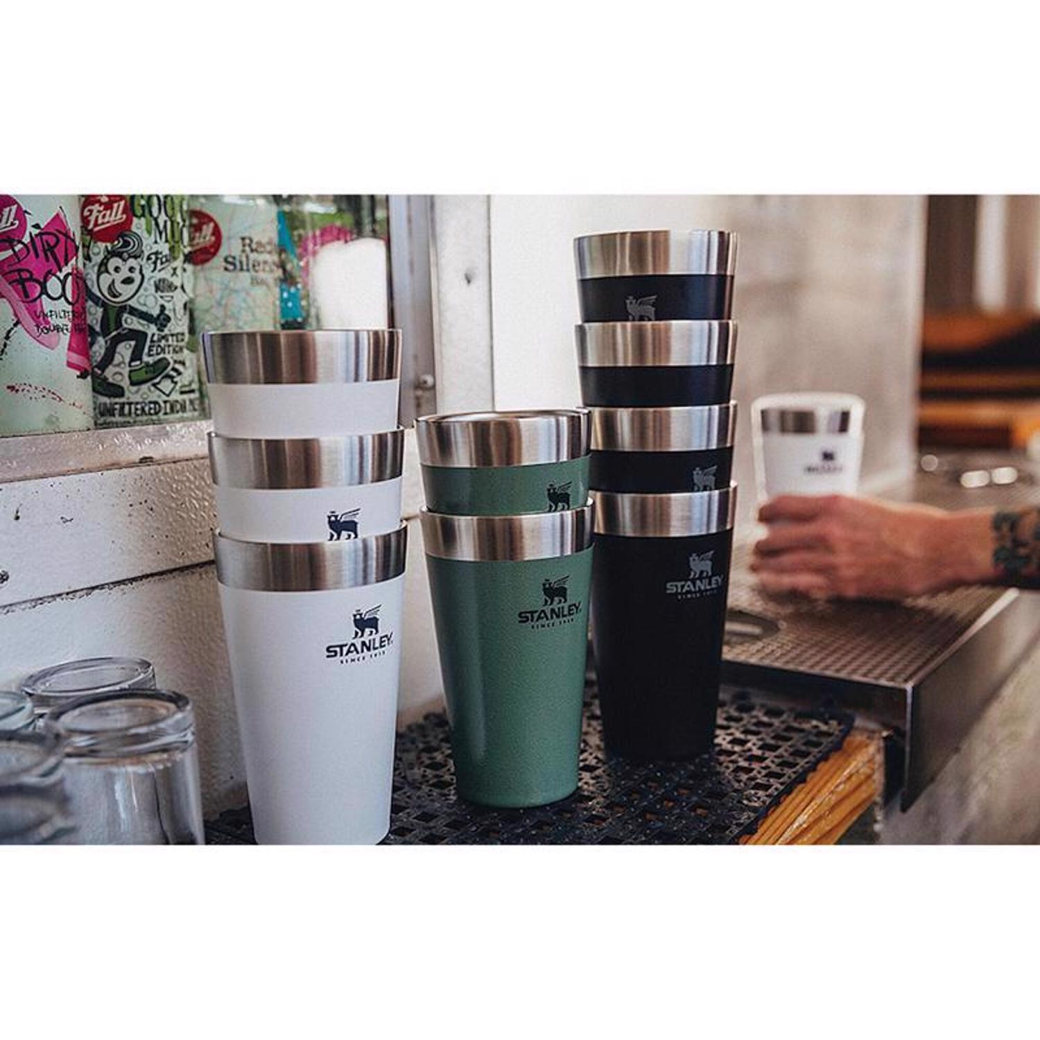 Stanley Adventure 16 oz Matte Black BPA Free Stackable Pint