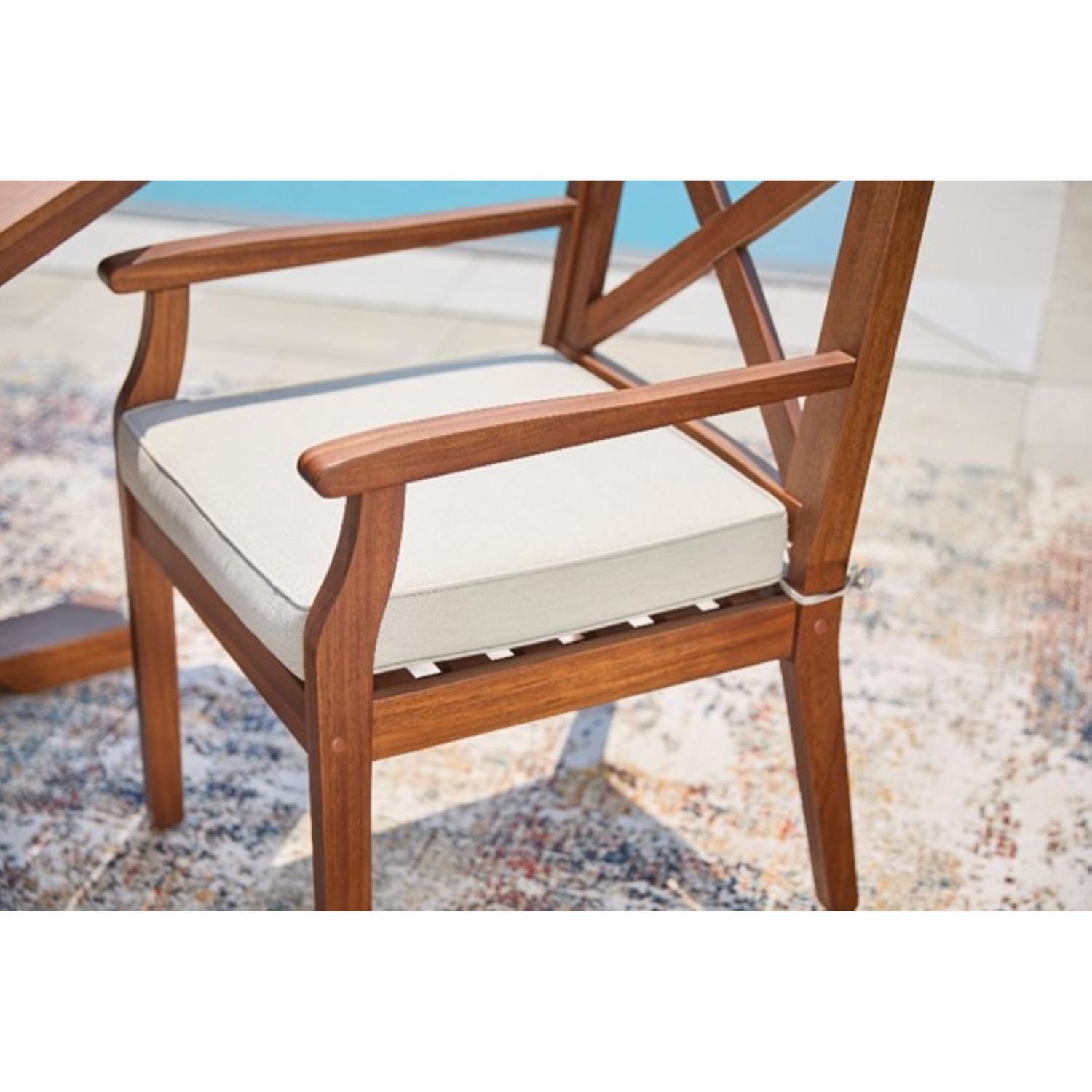 Living Accents Gatlin 5 pc Bronze Wood Farmhouse Dining Set