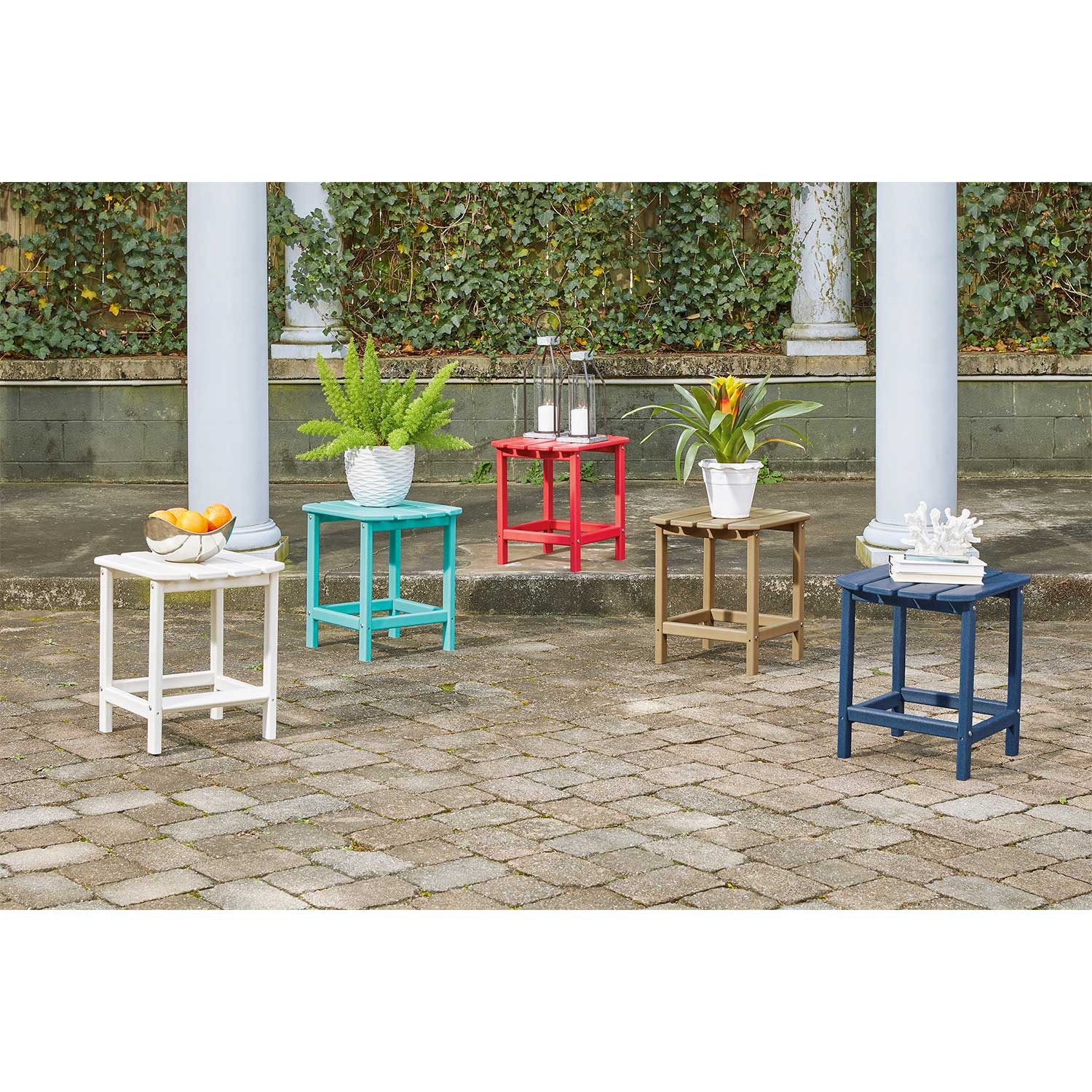 Ashley Furniture Sundown Treasure Adirondack End Table Blue