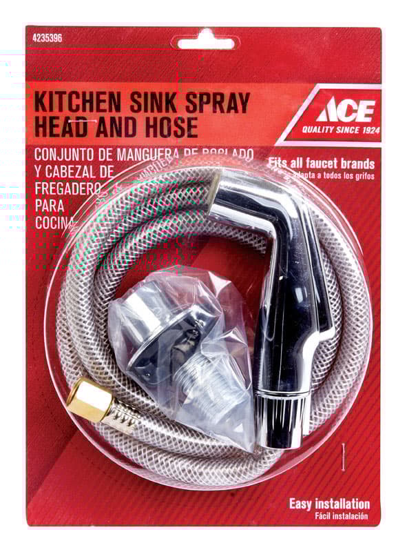 Ace For Universal Chrome Faucet Sprayer with Hose