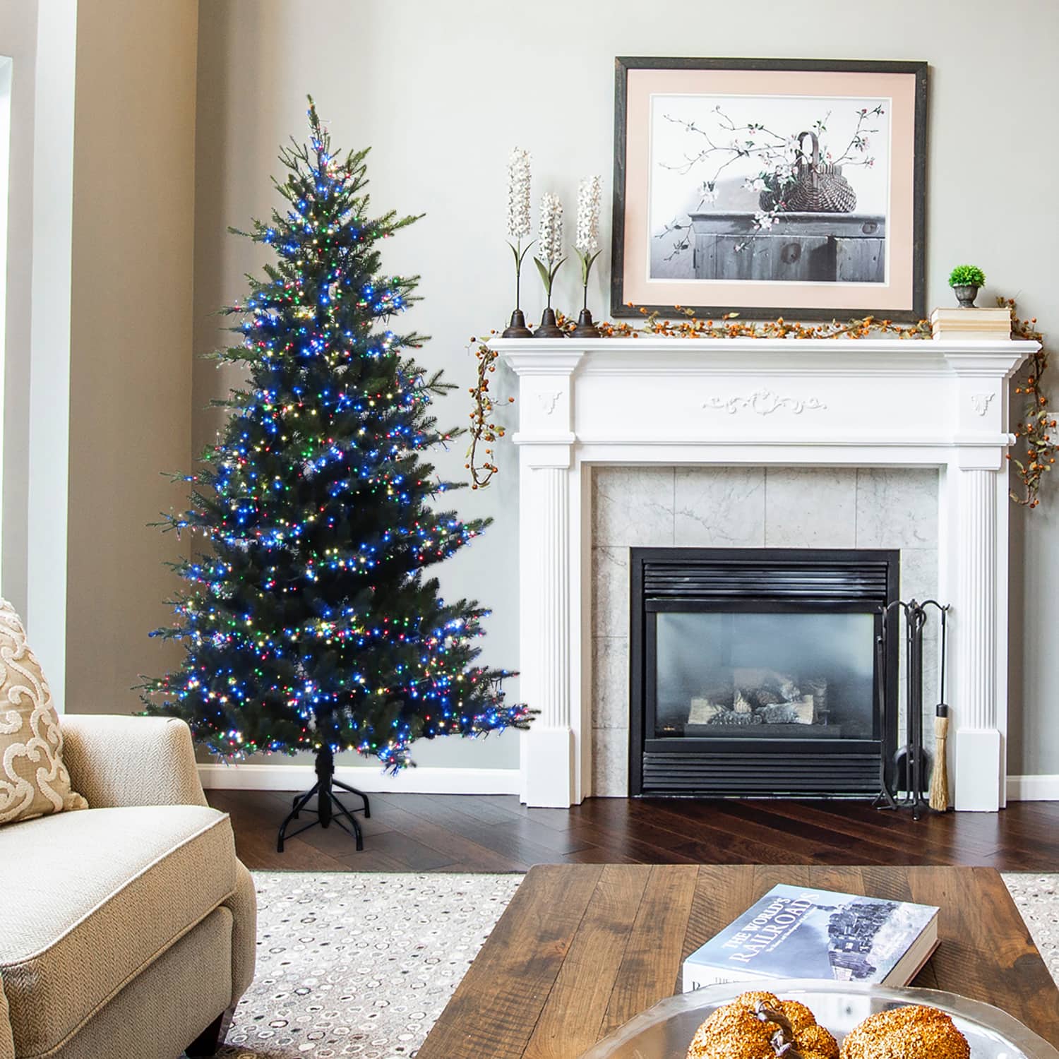 Holiday Bright Lights National Lampoon's Griswold's 7 ft. Multicolored  Prelit Fir Artificial Tree | Stine Home + Yard : The Family You Can Build  Around™