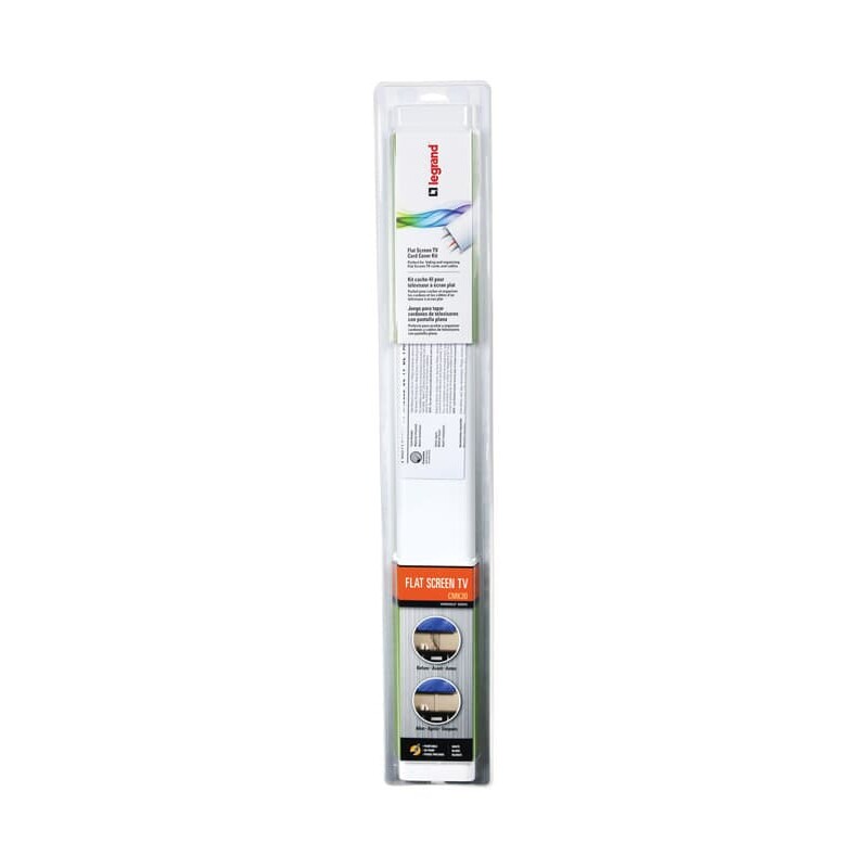 Legrand 3 1/2 x 5/8 in. D X 30 in. L Cord Cover 1 pk