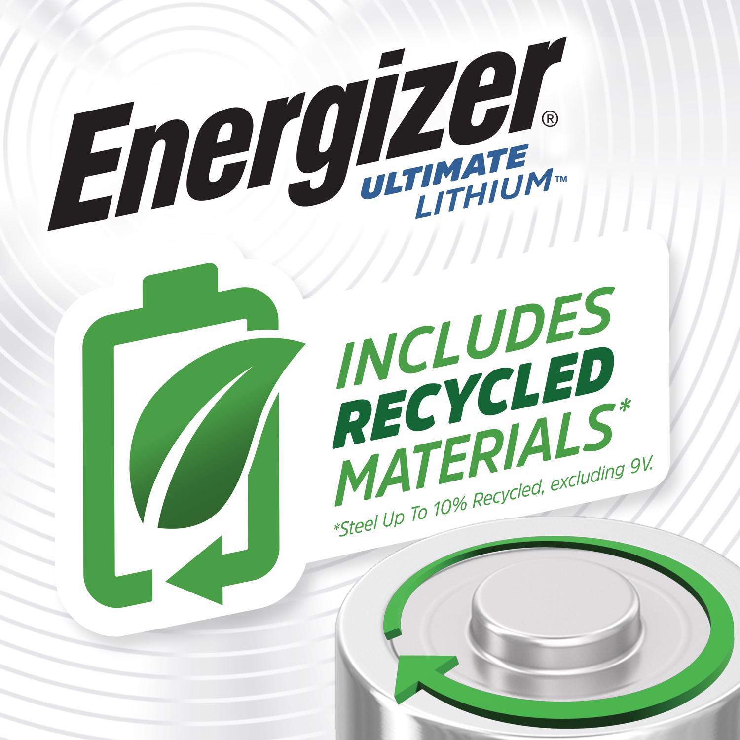 Energizer Ultimate Lithium AAA 1.5 V 1250 mAh Battery L92BP-4 4 pk
