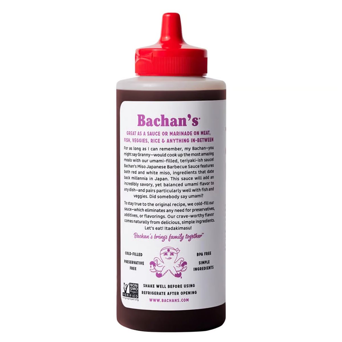 Bachan's Miso BBQ Sauce 17 oz.