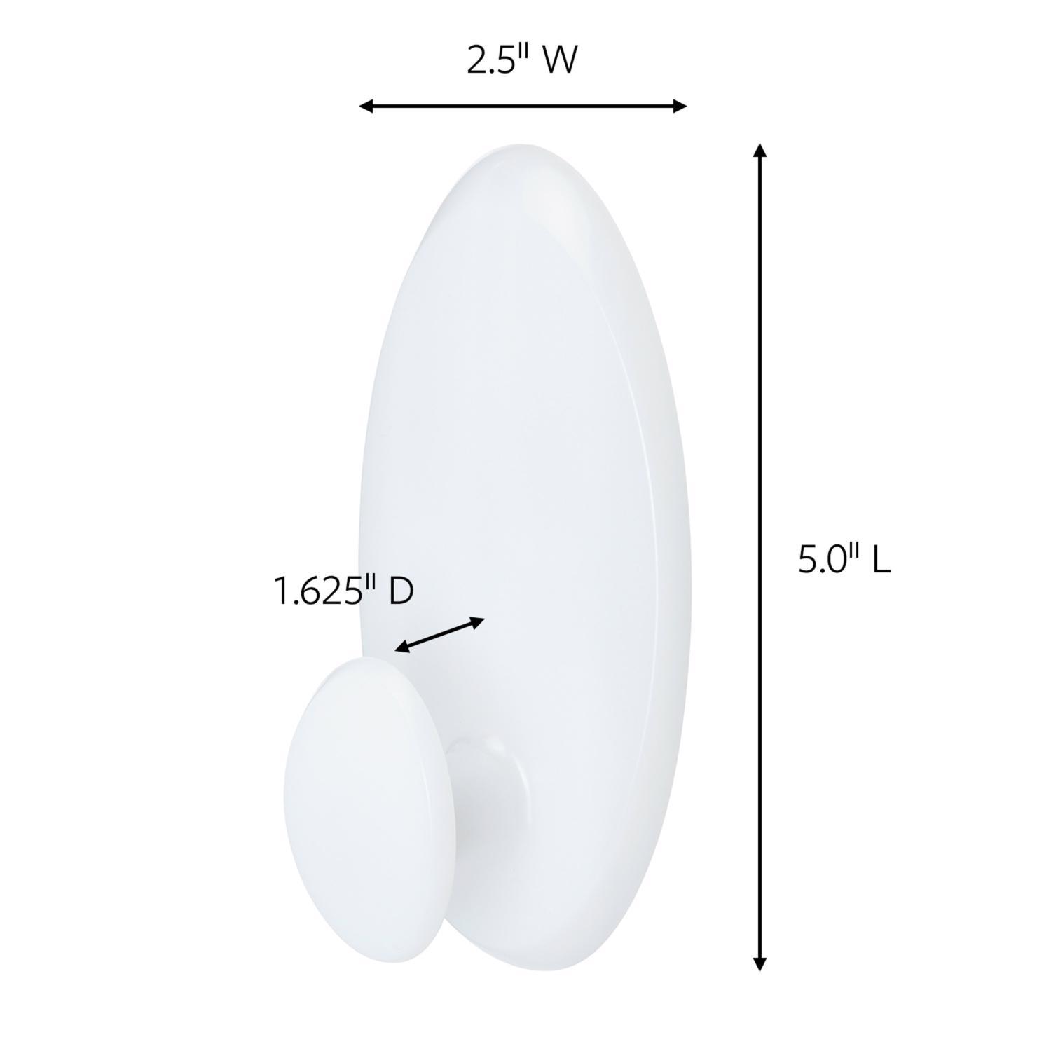 3M Command Large Plastic Caddy Hanger 5 in. L 1 pk