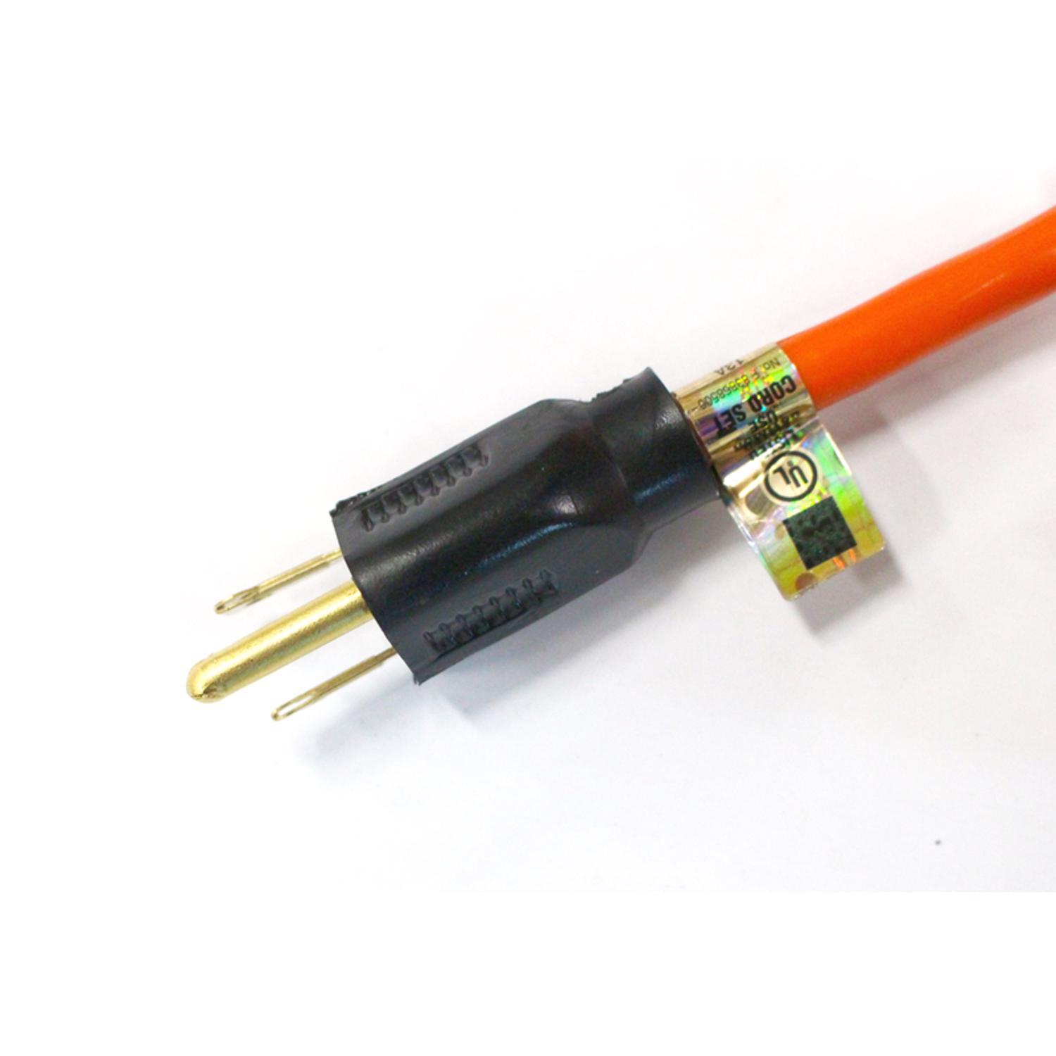 Ace Indoor or Outdoor 50 ft. L Orange Extension Cord 16/3 SJTW