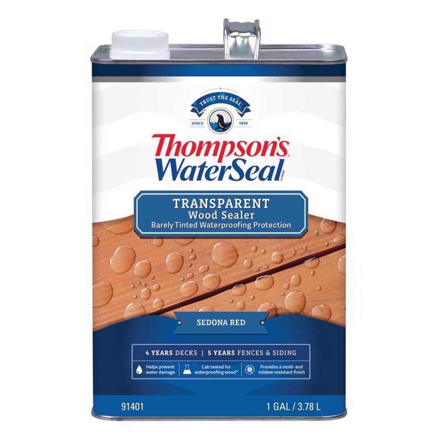 Thompson's WaterSeal Transparent Sedona Red Water-Based Acrylic/Alkyd/Urethane Waterproofing Wood St