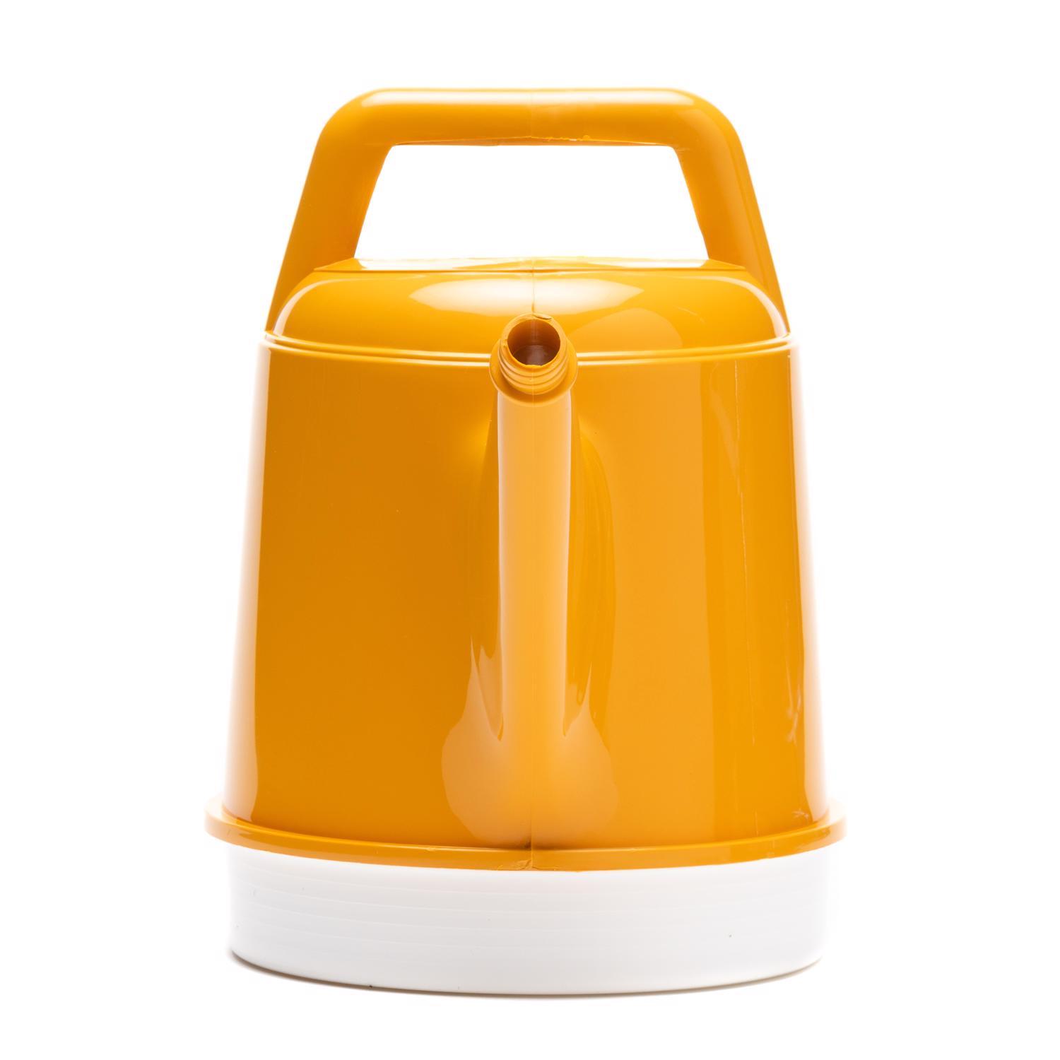 Bloem Deluxe Earthly Yellow 2.5 gal Plastic Watering Can