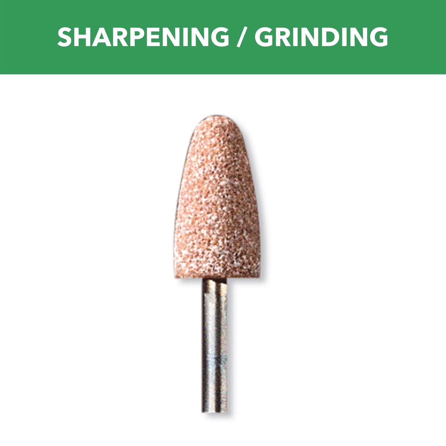 Dremel 3/8 in. X 1-1/2 in. L Aluminum Oxide Grinding Stone 1 pk