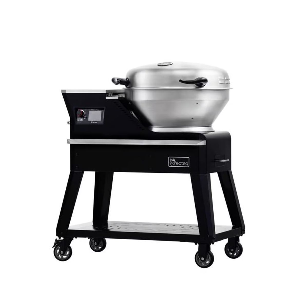 Recteq Bullseye Deluxe Wood Pellet WiFi Grill and Smoker Black/Silver