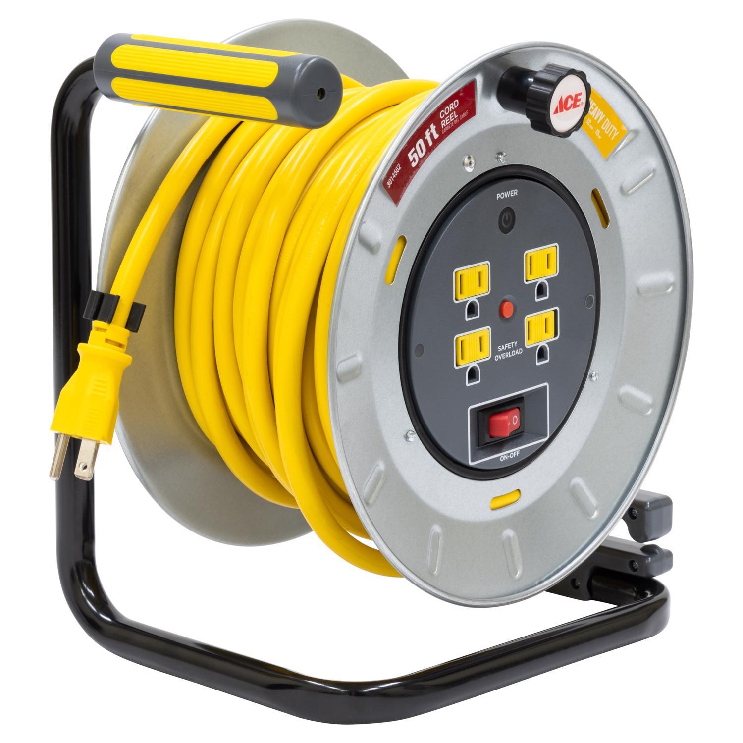 Ace 50 ft. L Metal Cord Reel